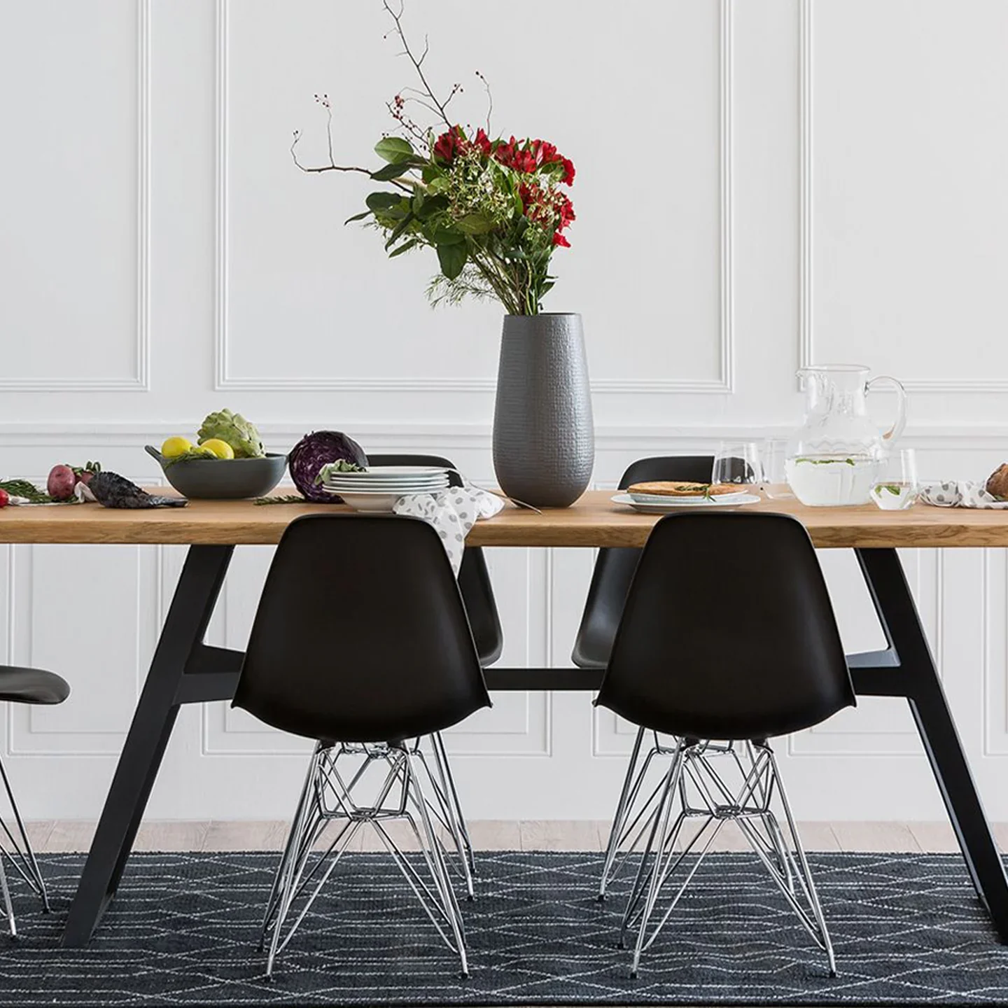 Tower Dining Chair, Black By World Modern Design - Image 7