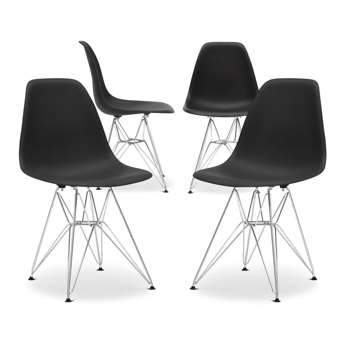 Tower Dining Chair, Black By World Modern Design - Image 9