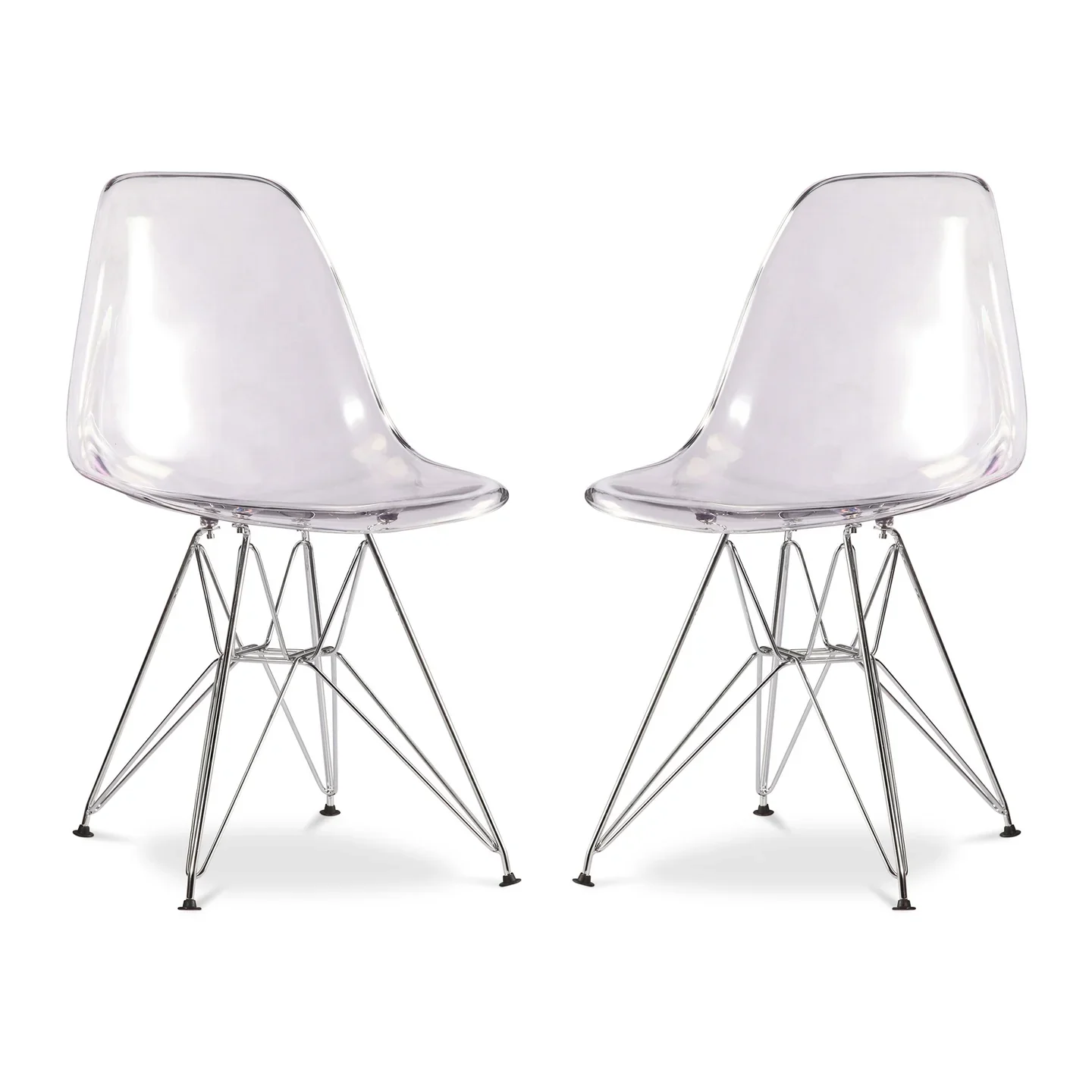 Tower Dining Chair, Clear By World Modern Design - Image 4