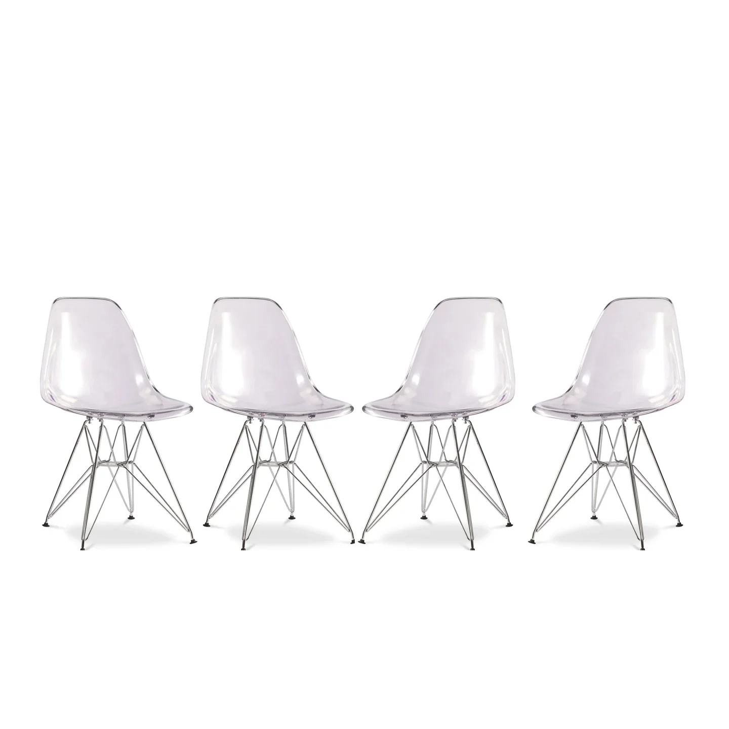 Tower Dining Chair, Clear By World Modern Design - Image 5