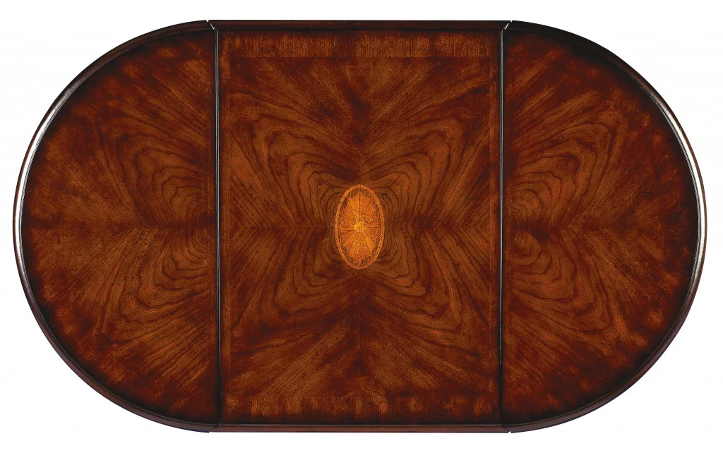 Traditional Cherry Drop Leaf Table By Homeroots - Image 3