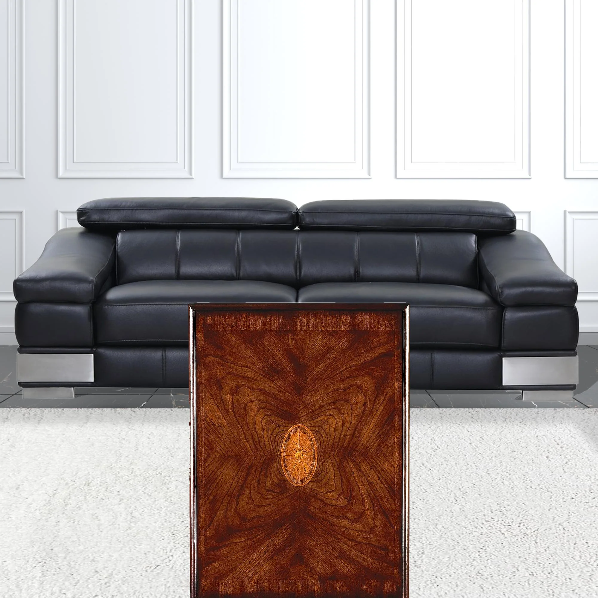 Traditional Cherry Drop Leaf Table By Homeroots - Image 4