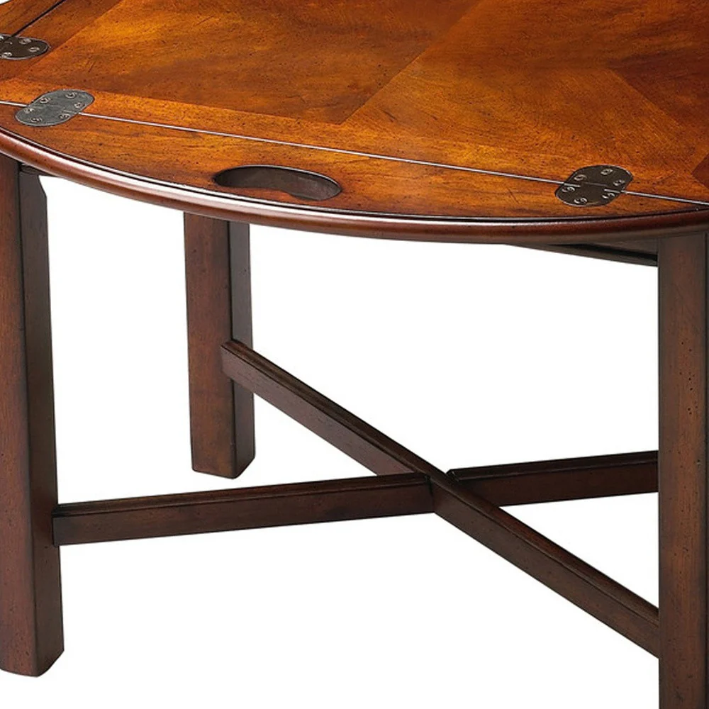 Traditional Cherry Table By Homeroots - Image 5