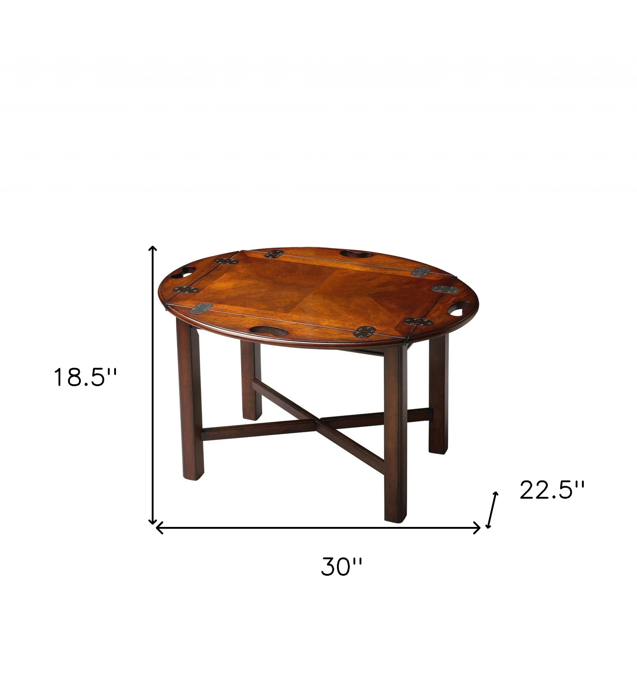 Traditional Cherry Table By Homeroots - Image 8