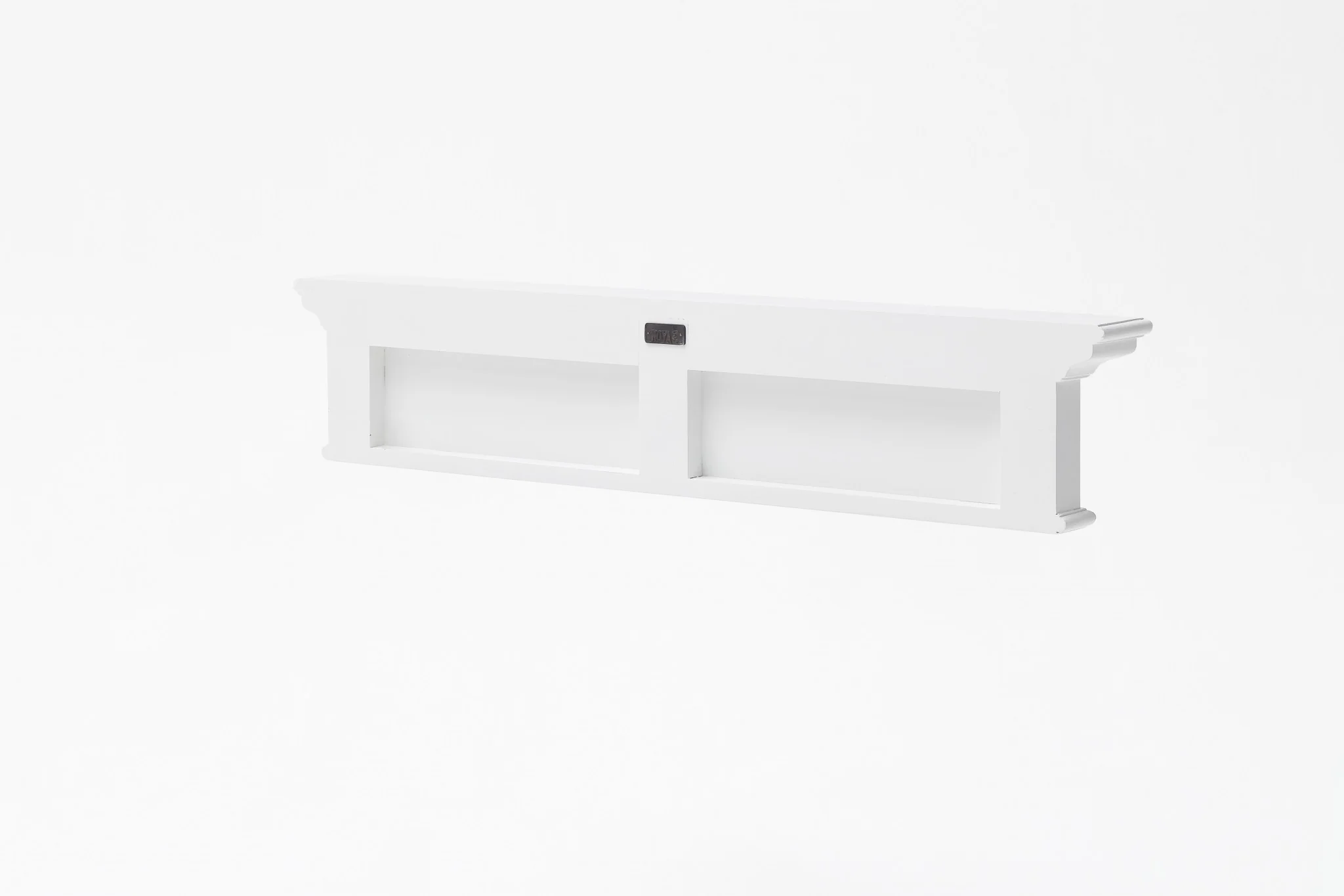 Traditional Classic White Wood Six Hook Hanging Coat Rack By Homeroots - Image 8