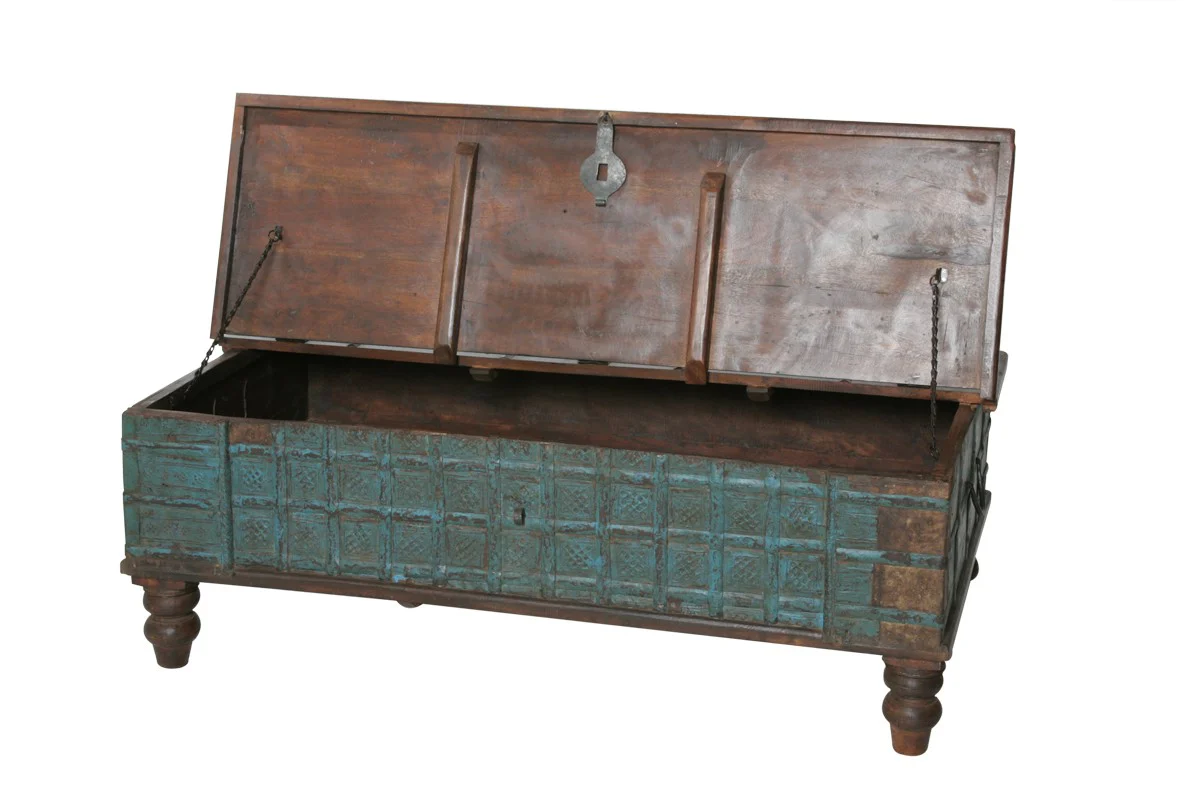 Traditional Storage Trunk Coffee Table By Homeroots - Image 2