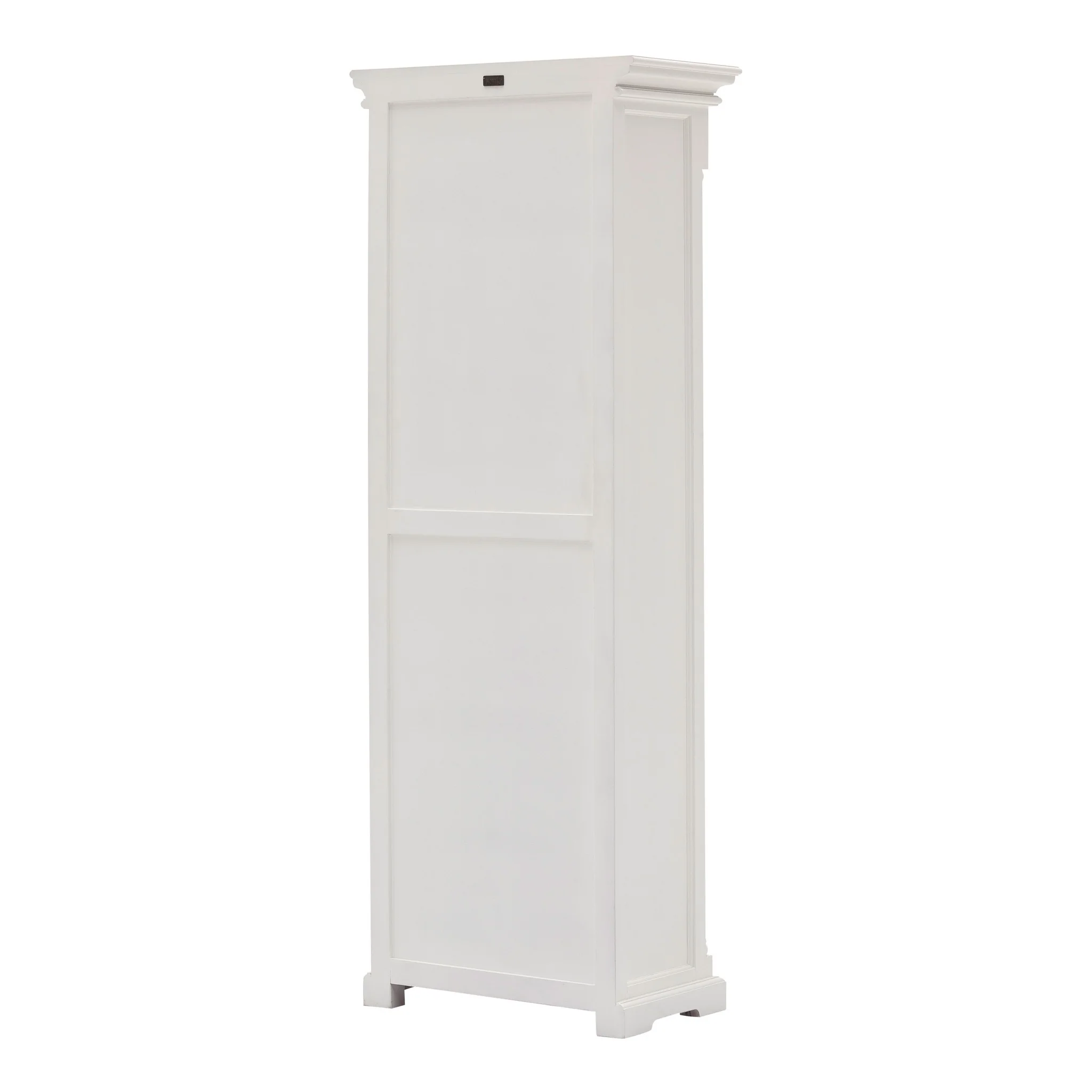 Traditional White And Glass Door Storage Cabinet By Homeroots - Image 5