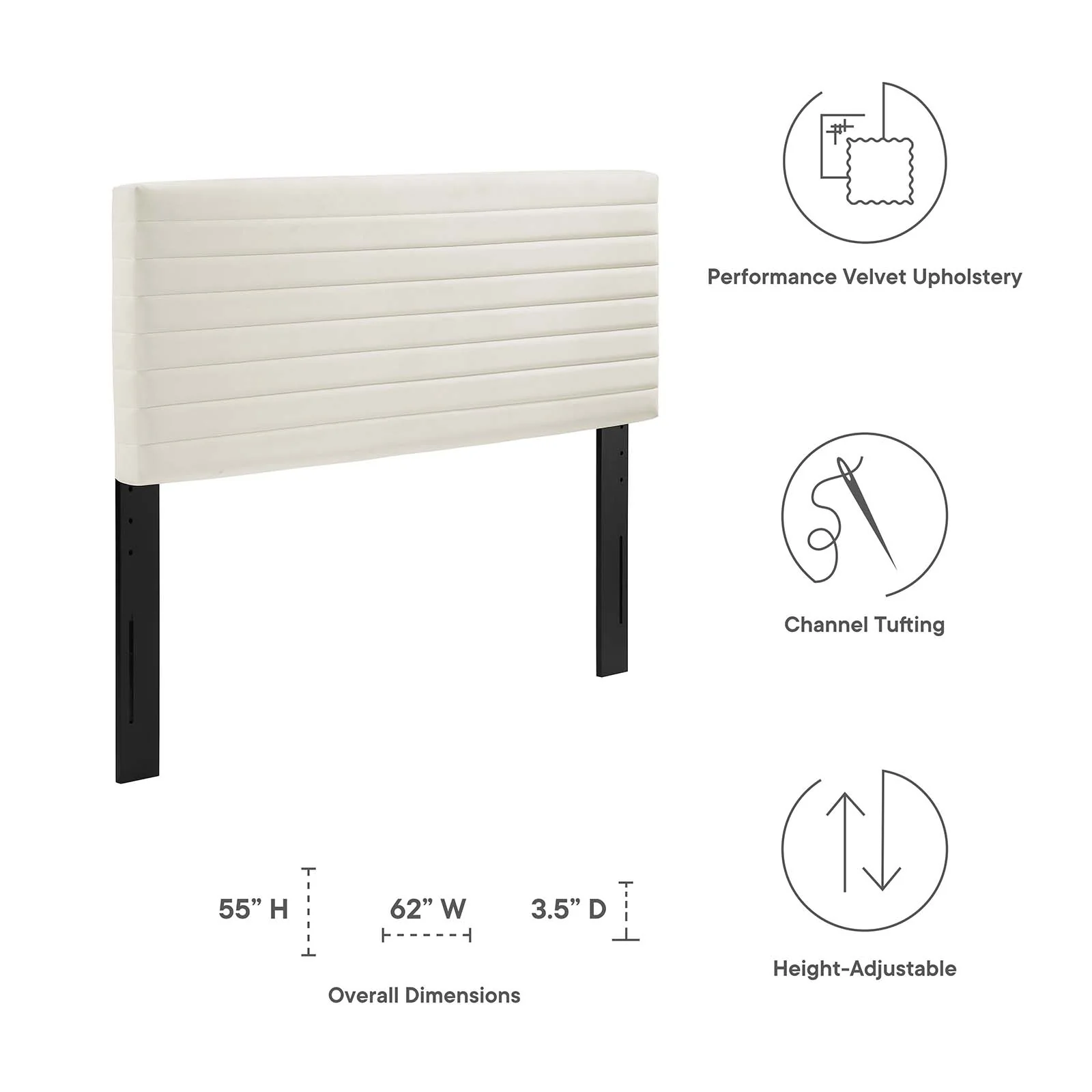 Tranquil King/California King Headboard By Modway - MOD-7025 - Image 13