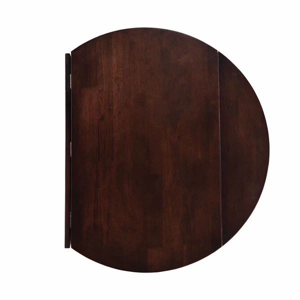 Transitional Style 3 Piece Wooden Dining Table and Chair Set, Brown By Benzara - Image 3
