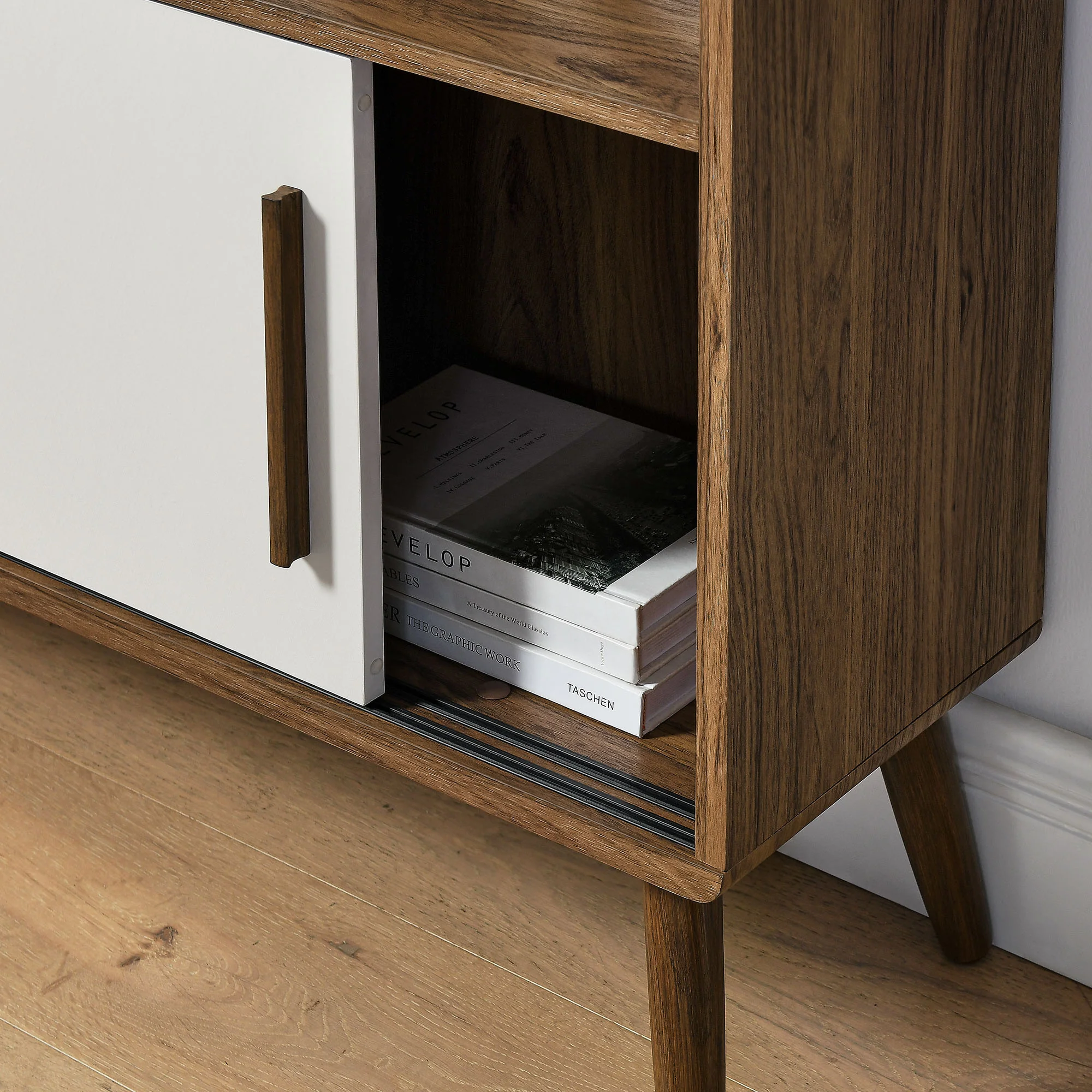 Transmit 45" Bookcase with Sliding Doors by Modway - Image 15