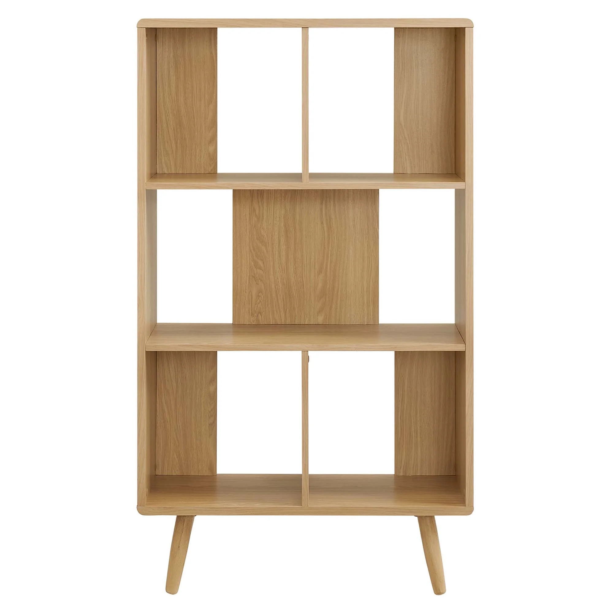 Transmit 5 Shelf Wood Grain Bookcase by Modway - Image 12