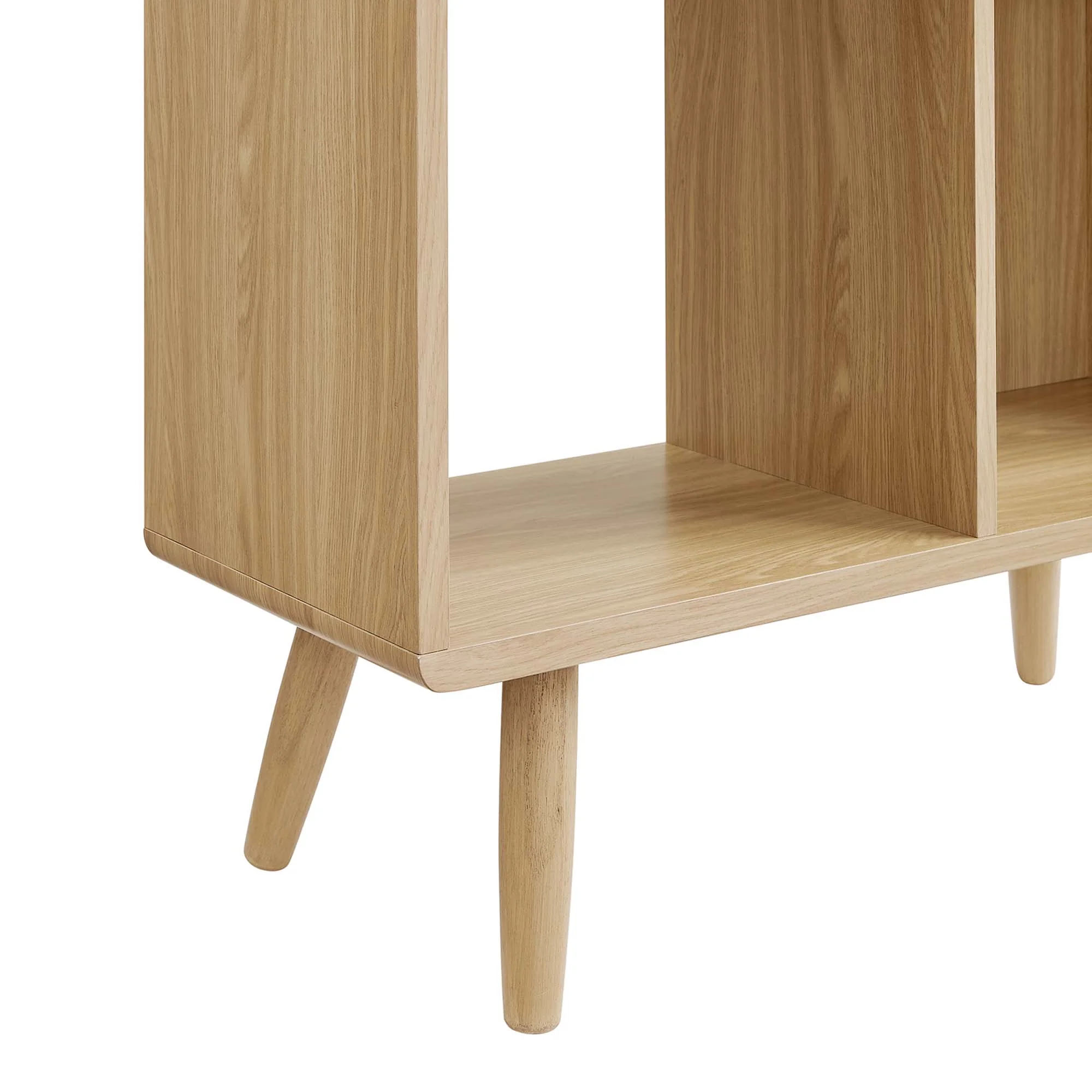 Transmit 5 Shelf Wood Grain Bookcase by Modway - Image 14