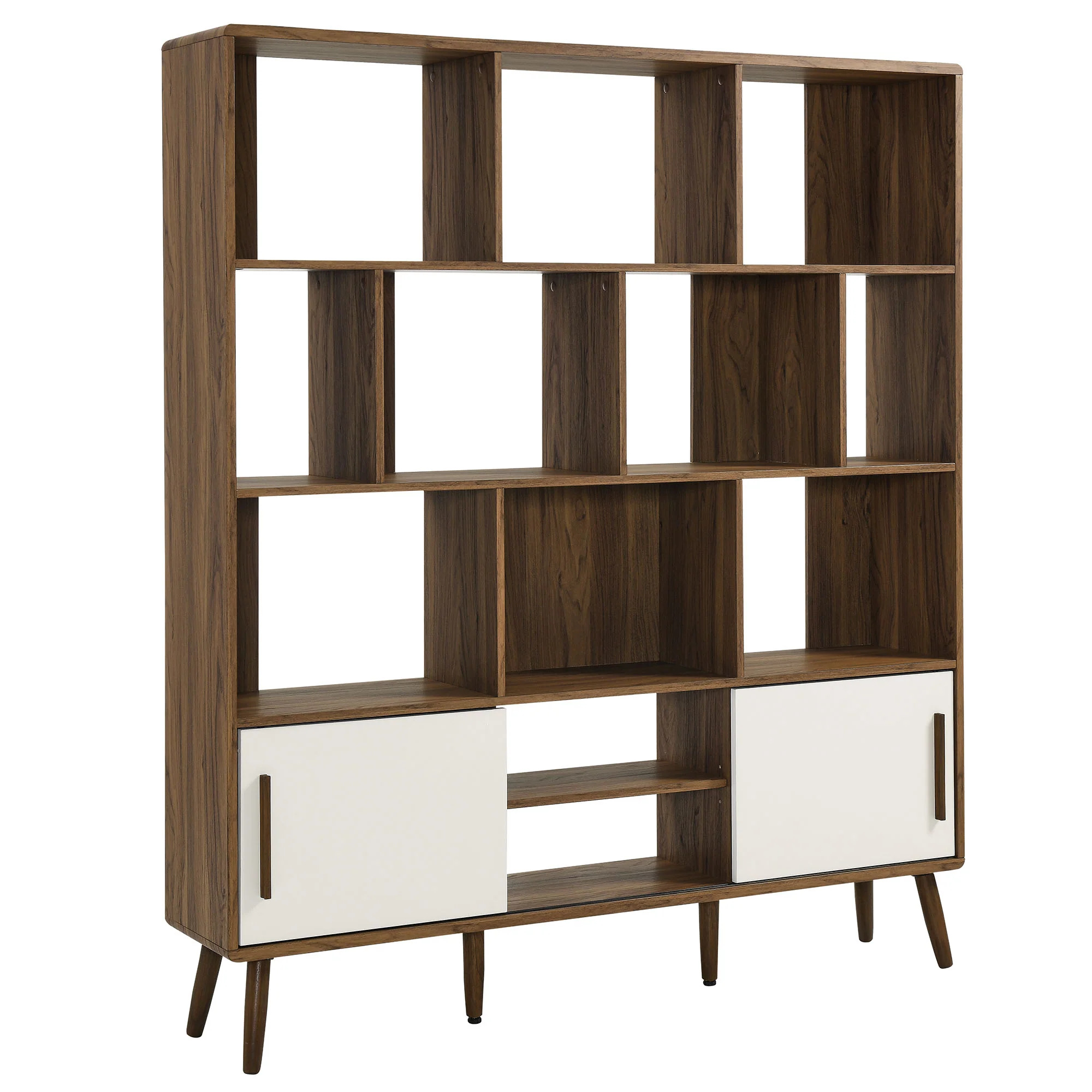 Transmit 59" Bookcase with Sliding Doors by Modway - Image 10