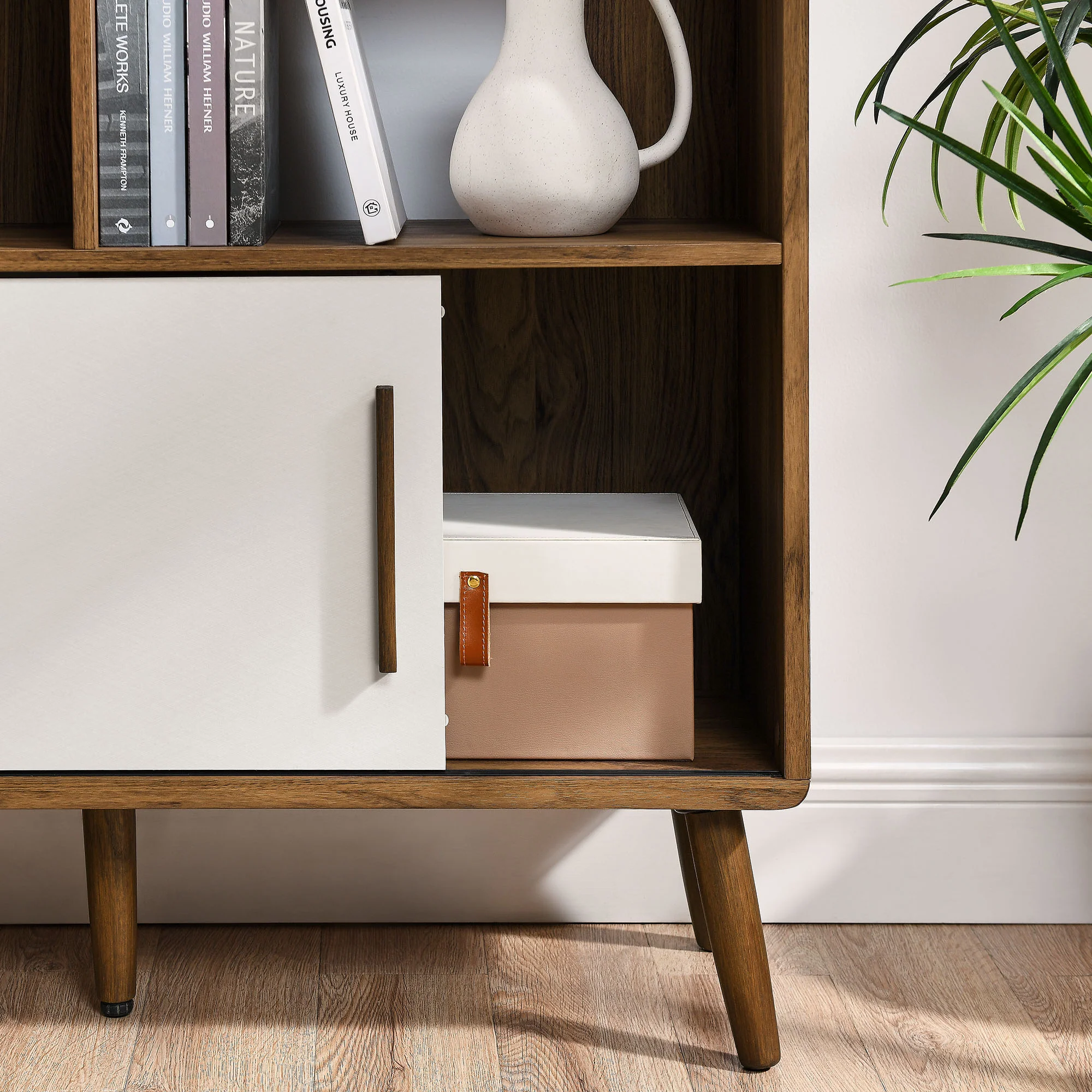Transmit 59" Bookcase with Sliding Doors by Modway - Image 15
