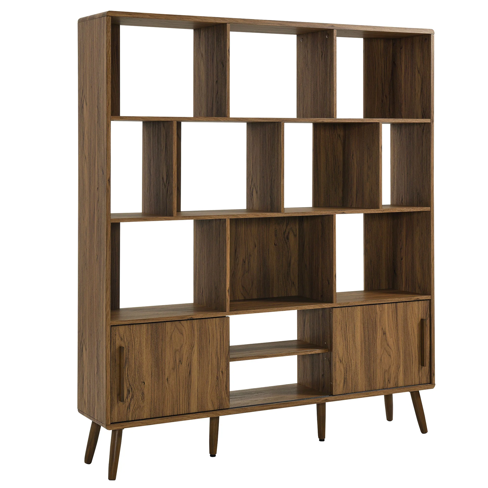 Transmit 59" Bookcase with Sliding Doors by Modway - Image 2