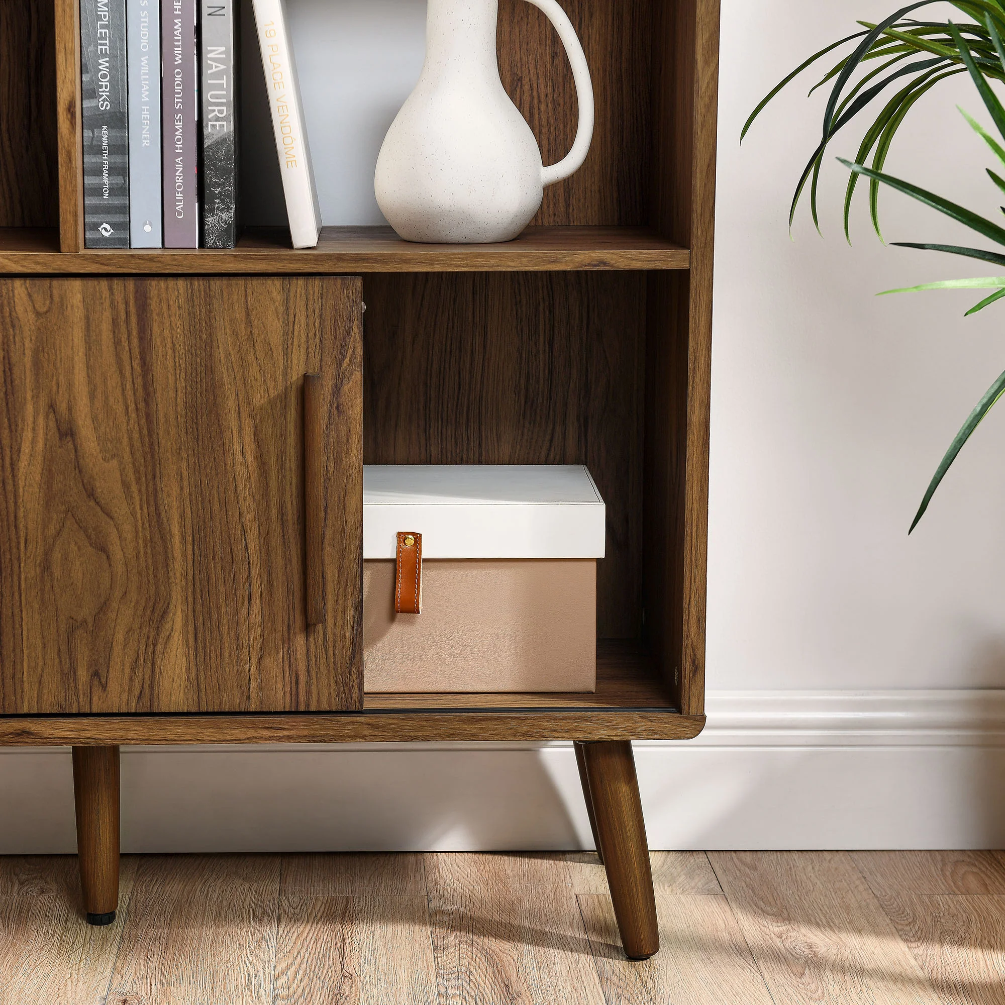 Transmit 59" Bookcase with Sliding Doors by Modway - Image 7