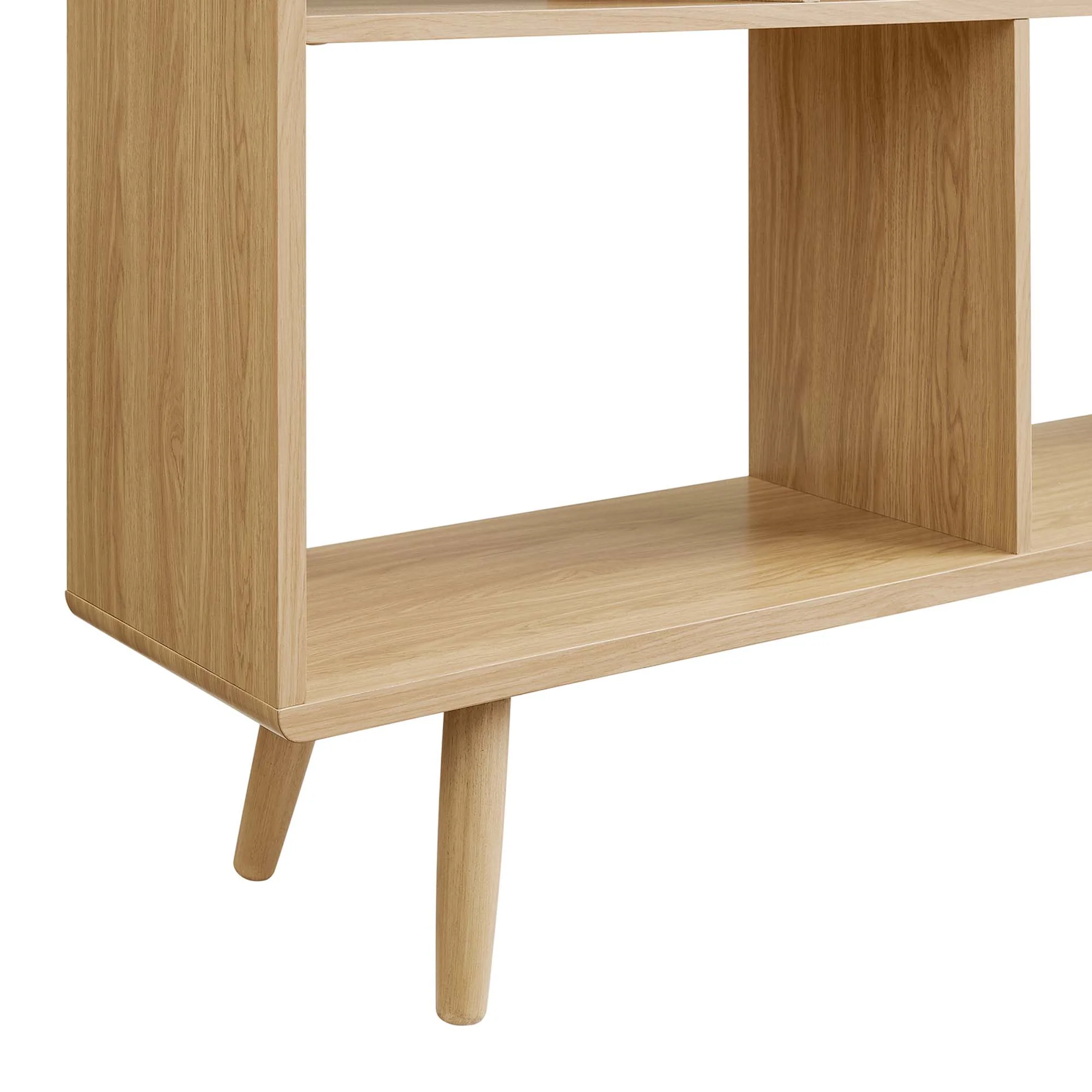 Transmit 7 Shelf Wood Grain Bookcase by Modway - Image 14