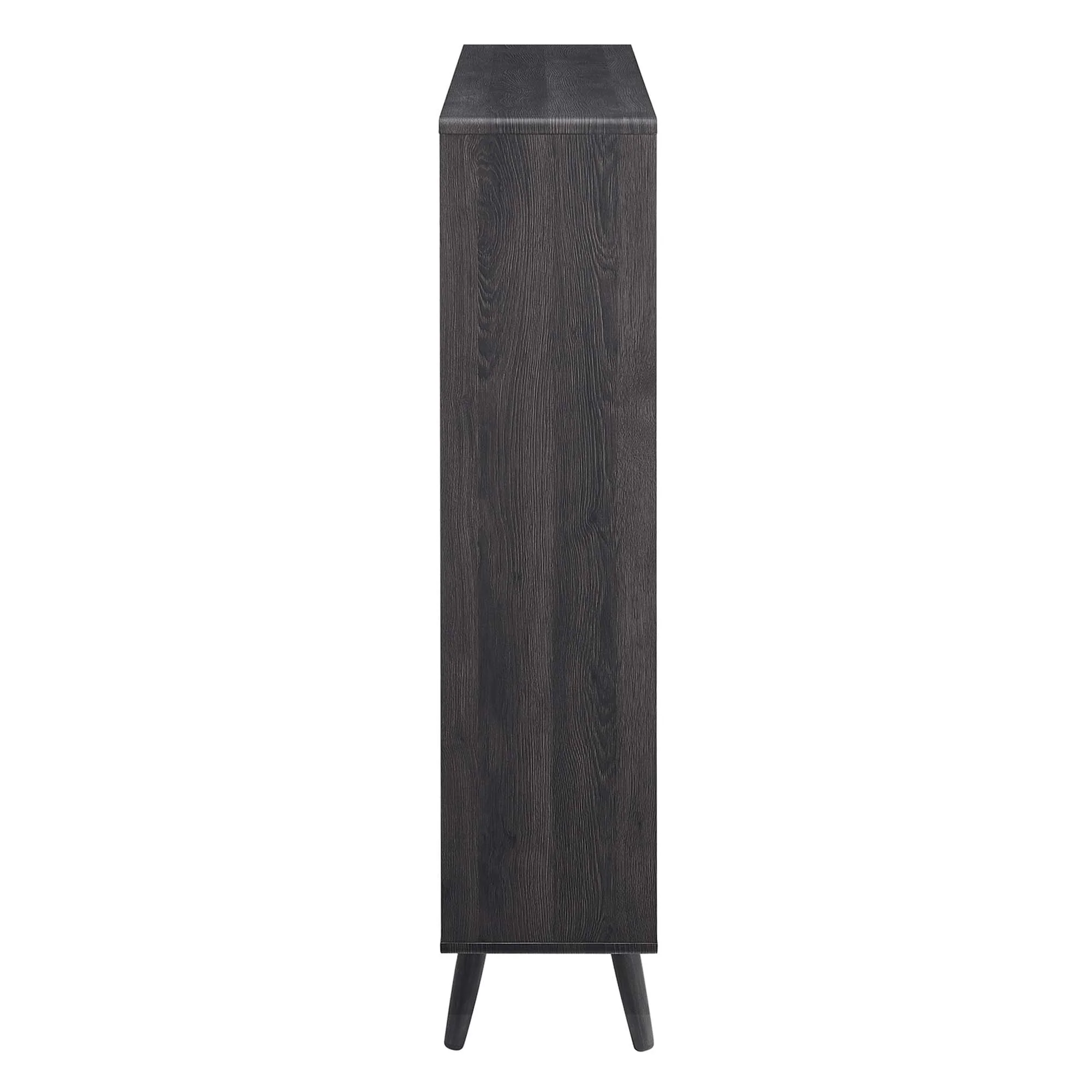 Transmit 7 Shelf Wood Grain Bookcase by Modway - Image 3