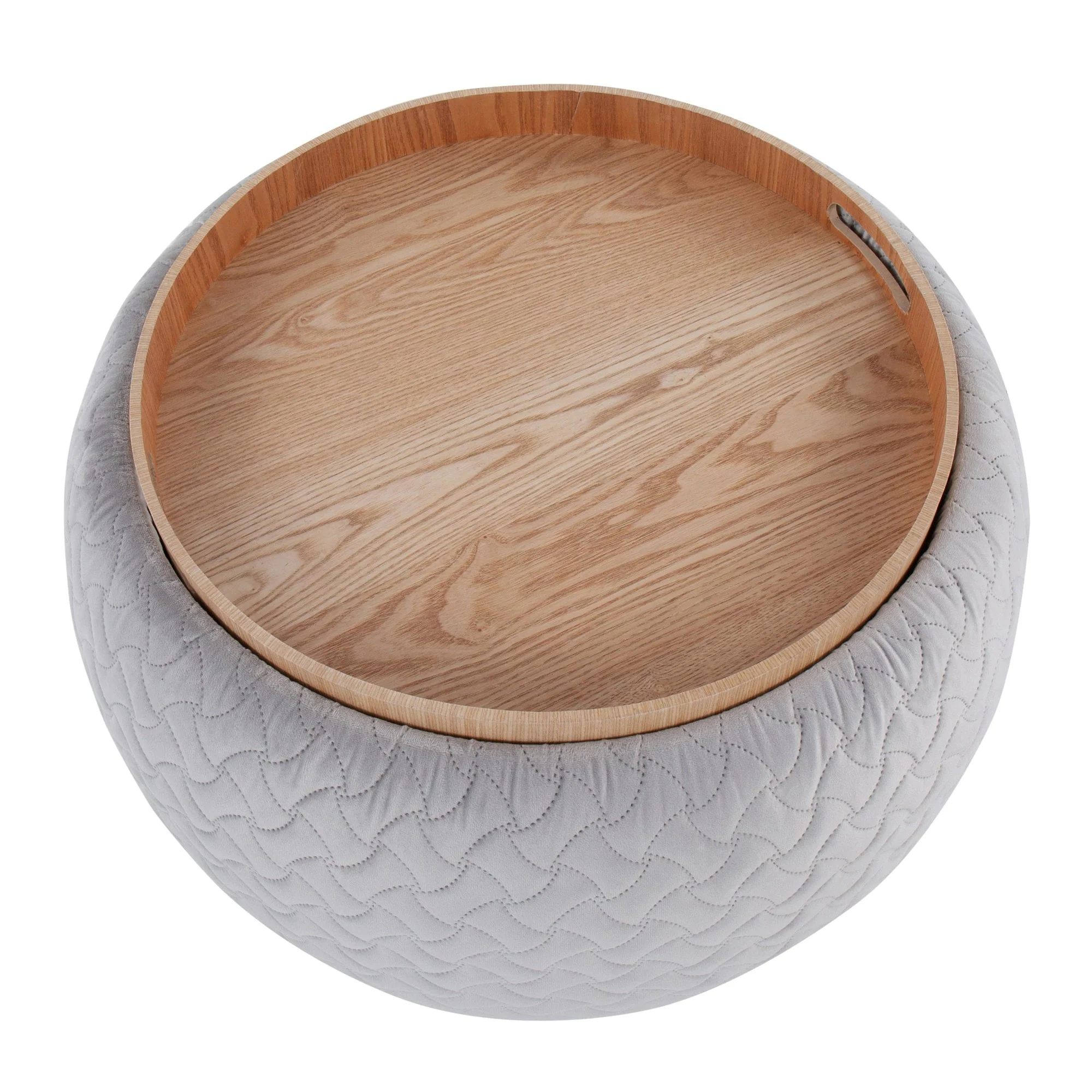 Tray Pouf Black By LumiSource - Image 4
