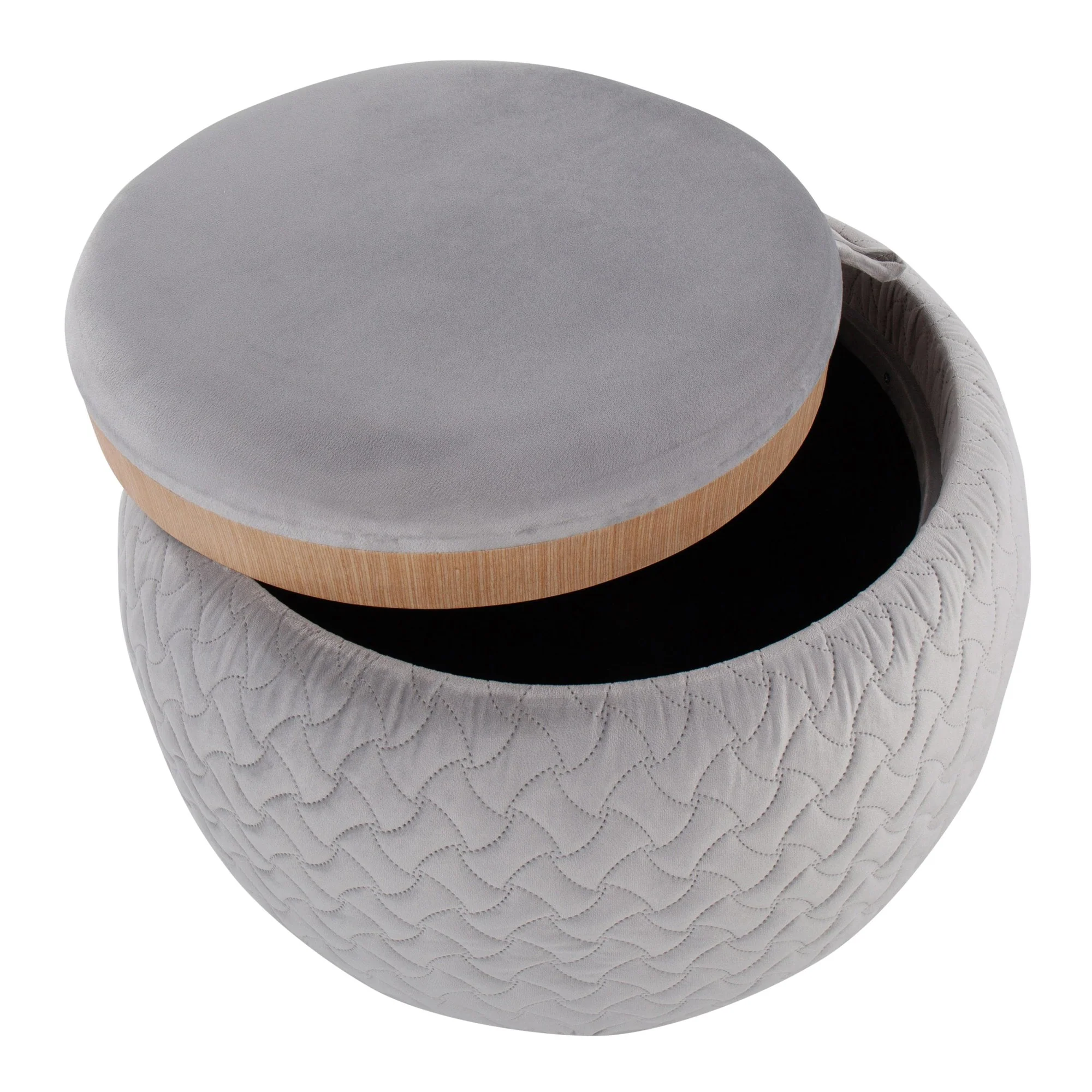 Tray Pouf Black By LumiSource - Image 5