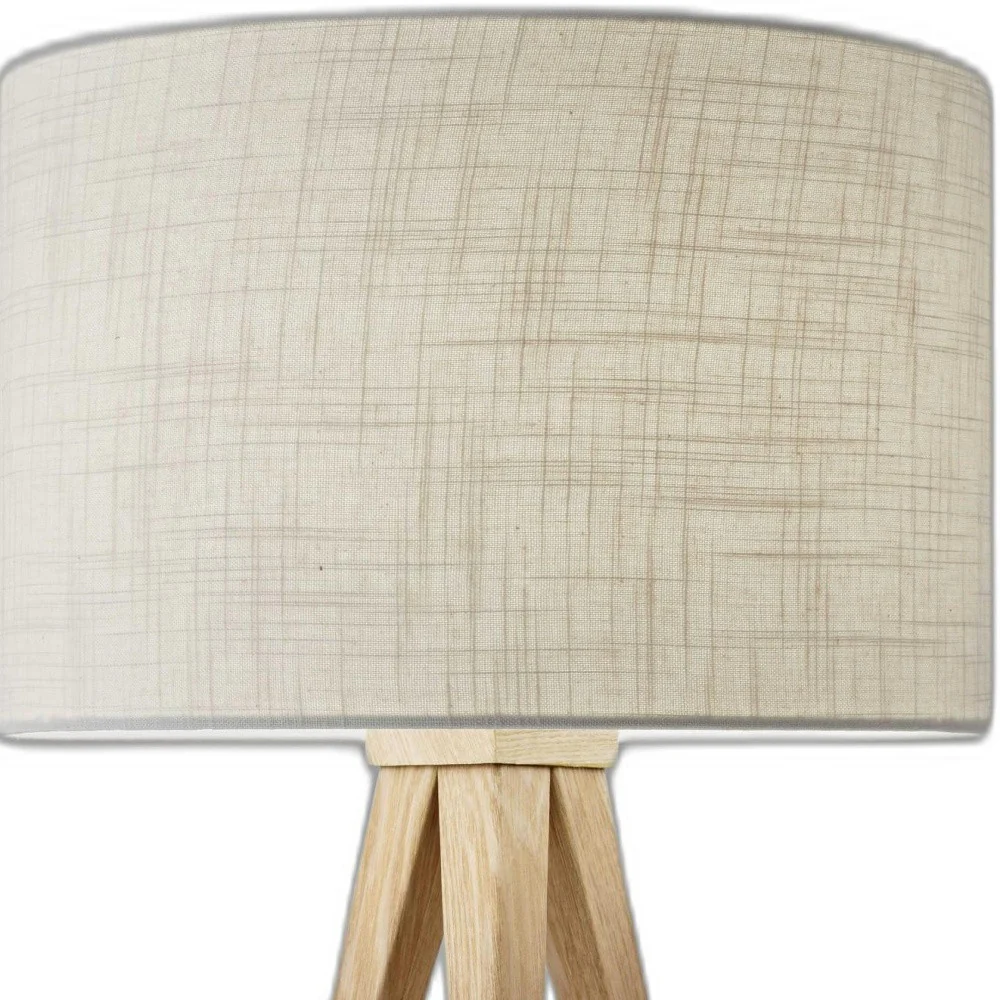 Treble Natural Wood Table Lamp By Homeroots - Image 3