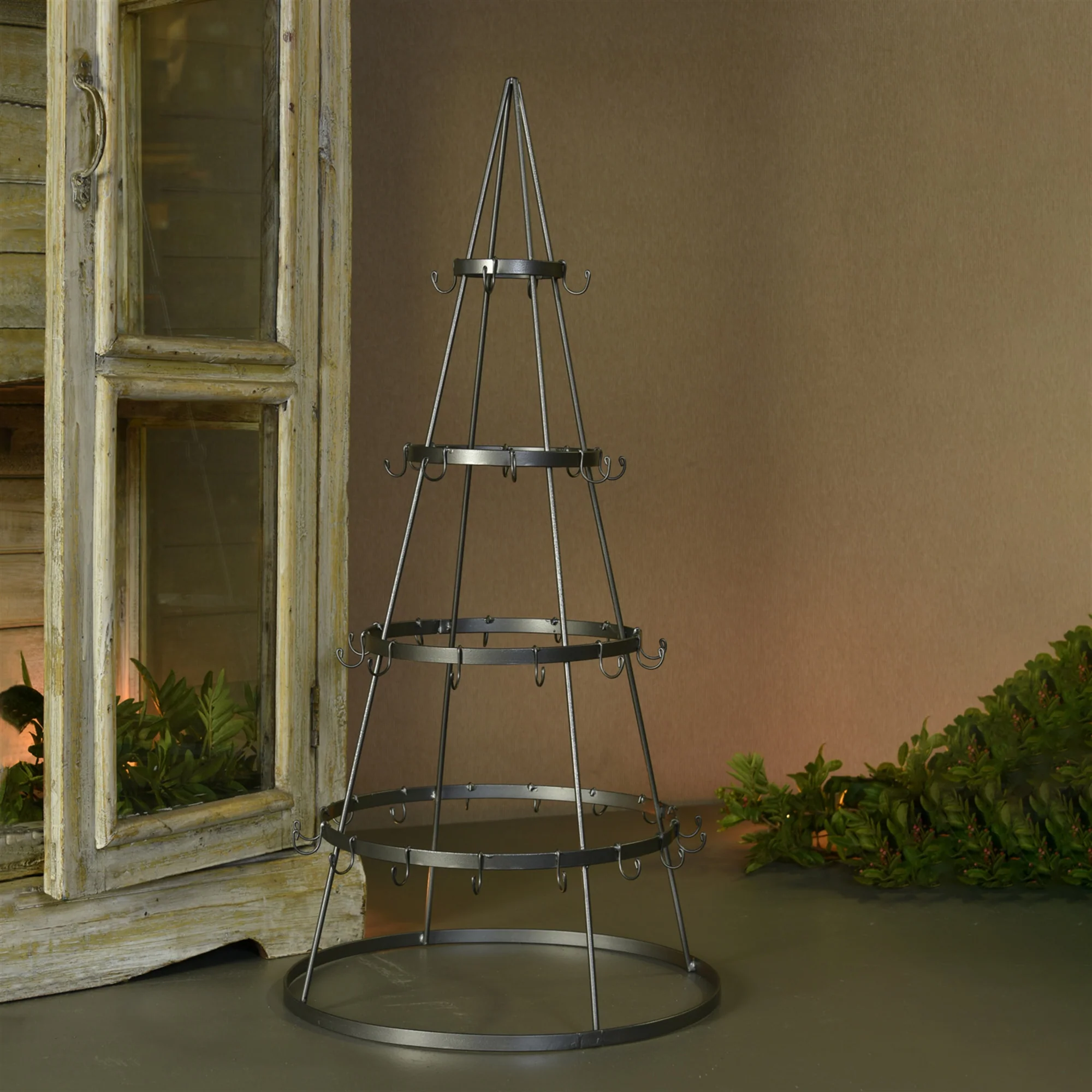 Tree Ornament Display, Zinc By HomArt - Image 3