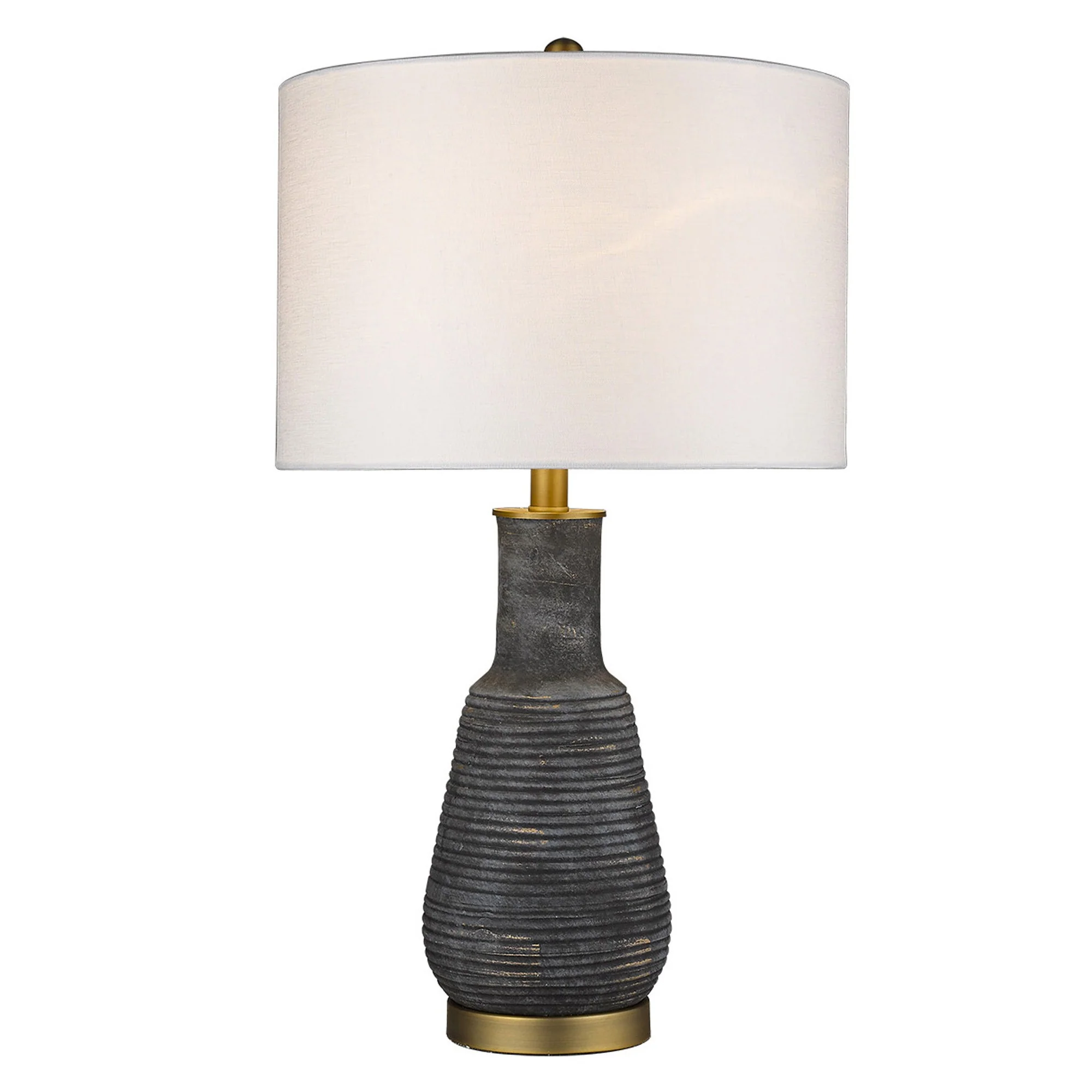 Trend Home 1-Light Brass Table Lamp By Homeroots - 399180 - Image 2