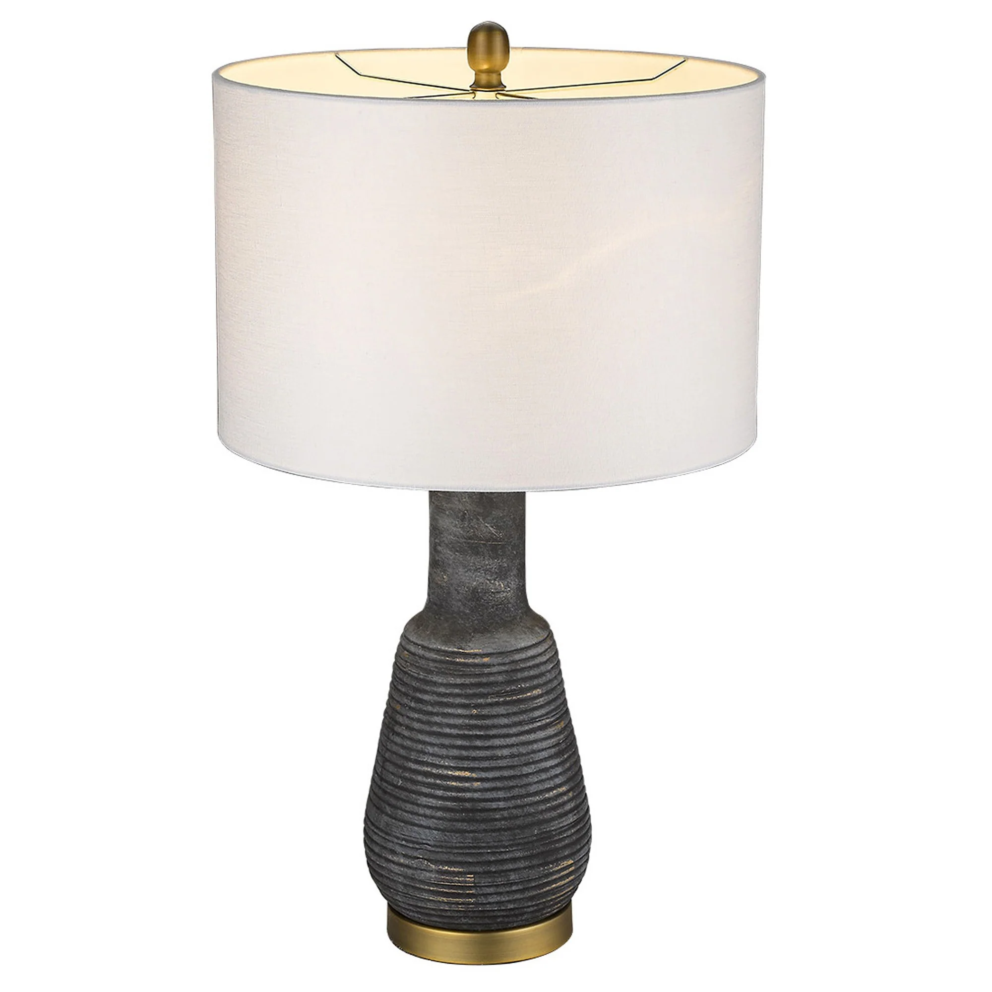 Trend Home 1-Light Brass Table Lamp By Homeroots - 399180 - Image 3
