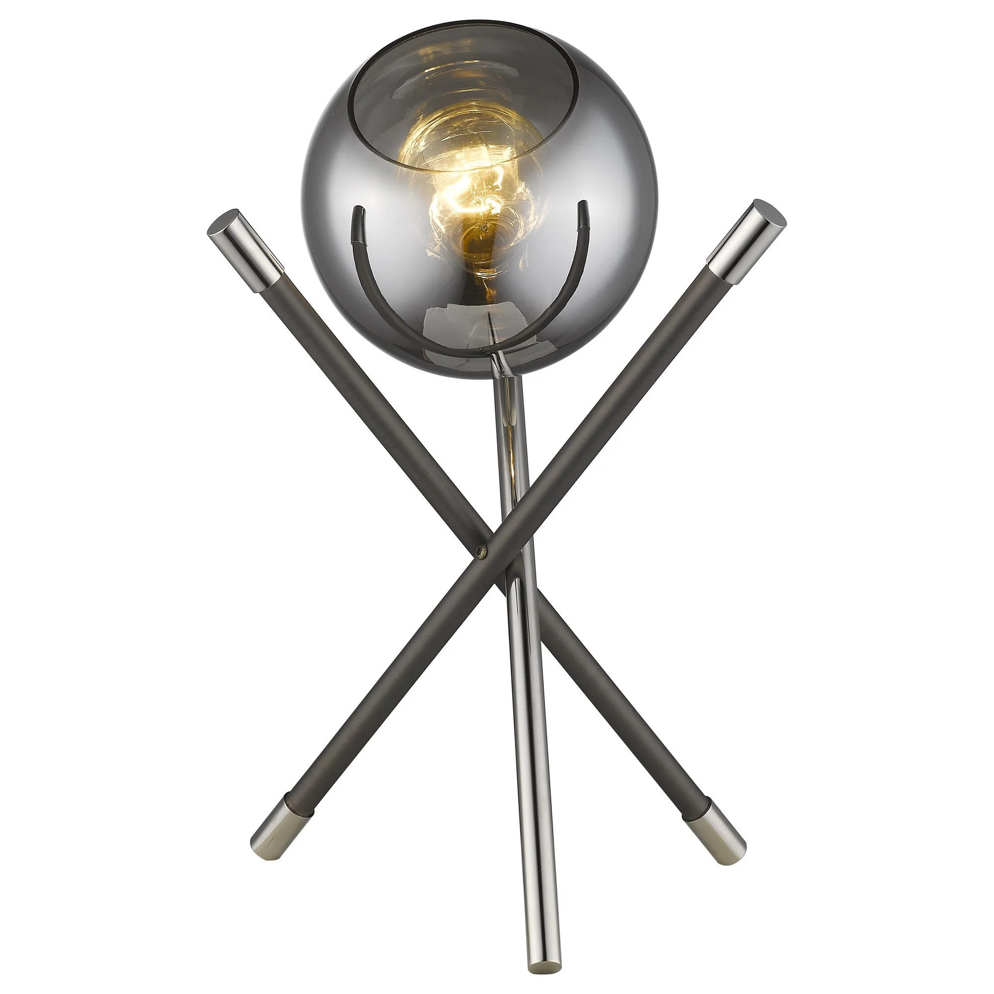 Trend Home 1-Light Polished Nickel Table Lamp By Homeroots - 399146 - Image 2