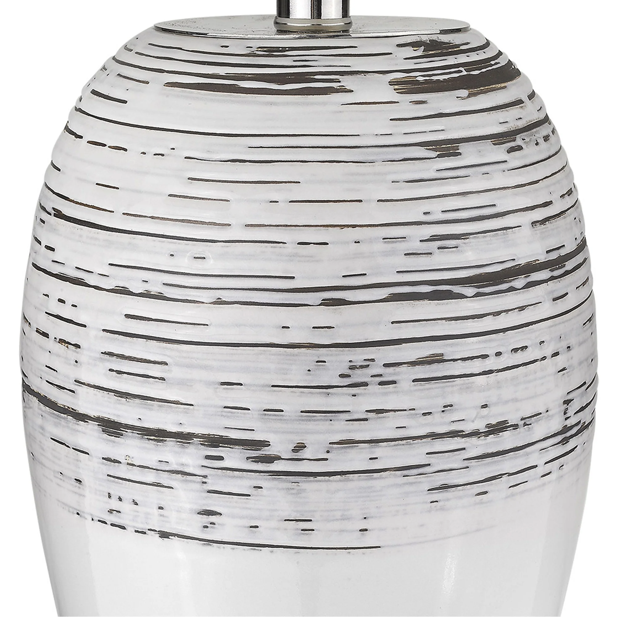 Trend Home 1-Light Polished Nickel Table Lamp By Homeroots - 399158 - Image 5