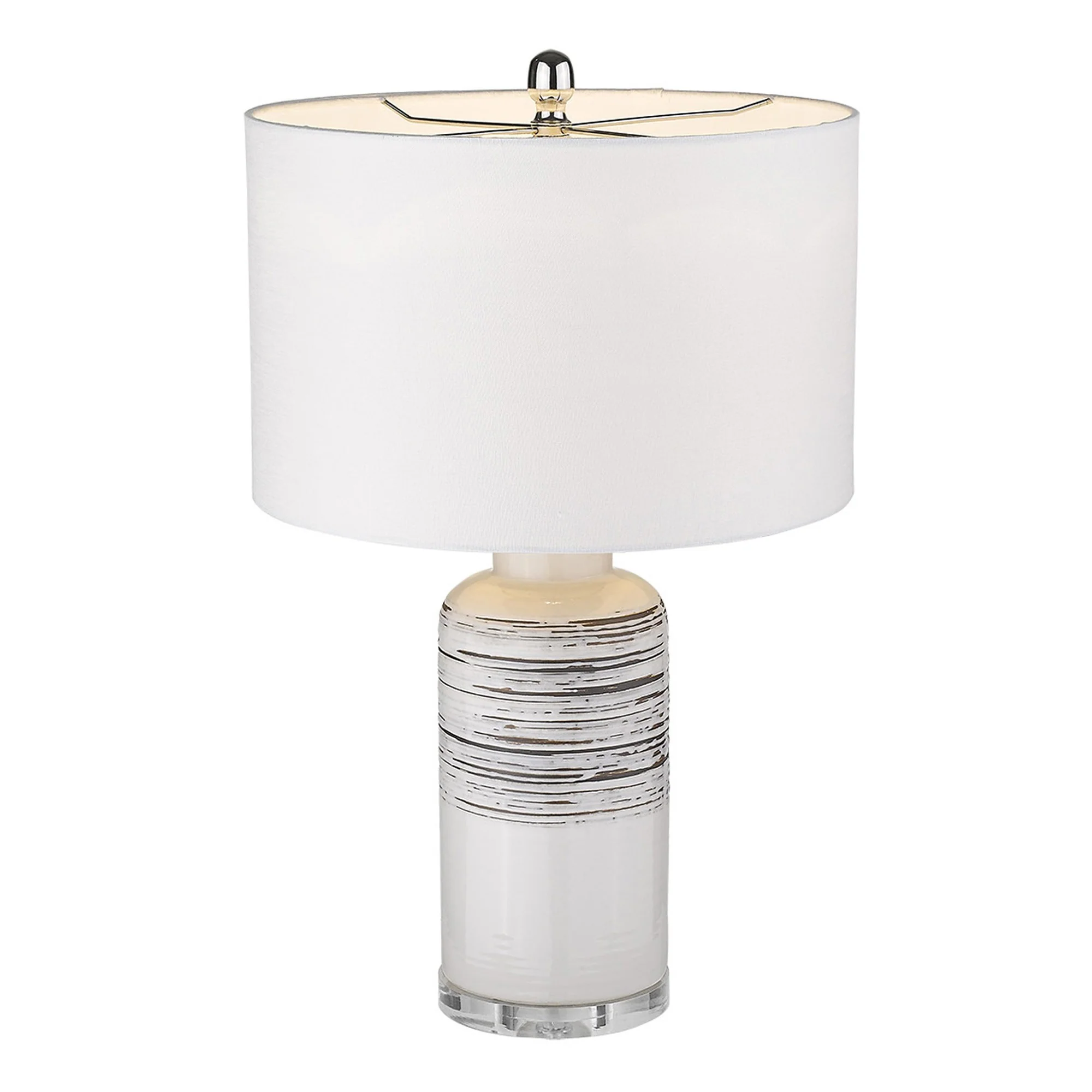 Trend Home 1-Light Polished Nickel Table Lamp By Homeroots - 399159 - Image 3
