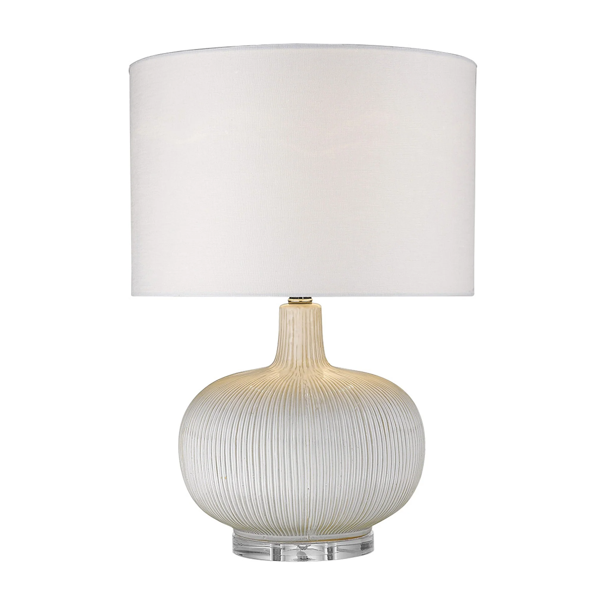Trend Home 1-Light Polished Nickel Table Lamp By Homeroots - 399160 - Image 2