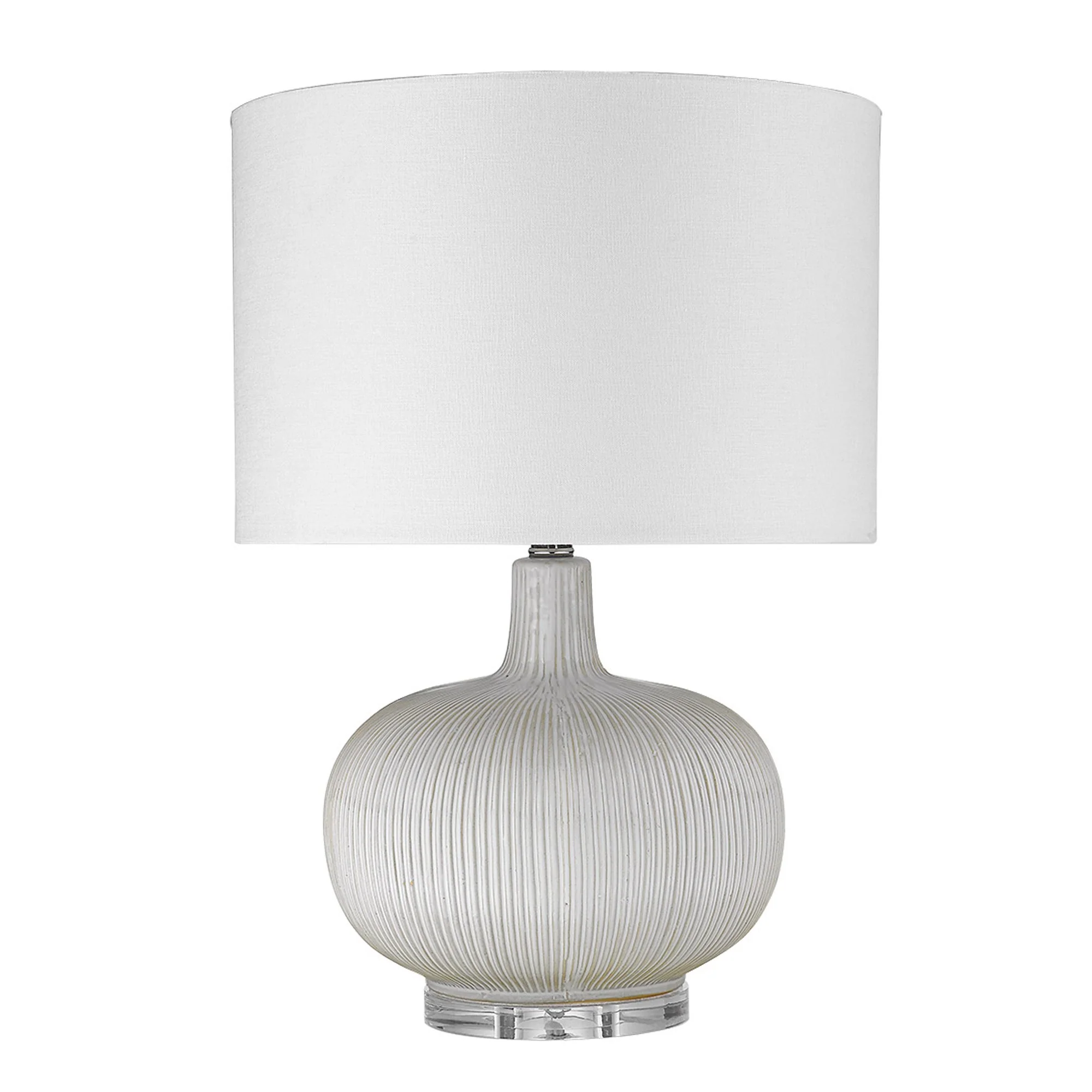 Trend Home 1-Light Polished Nickel Table Lamp By Homeroots - 399160 - Image 3