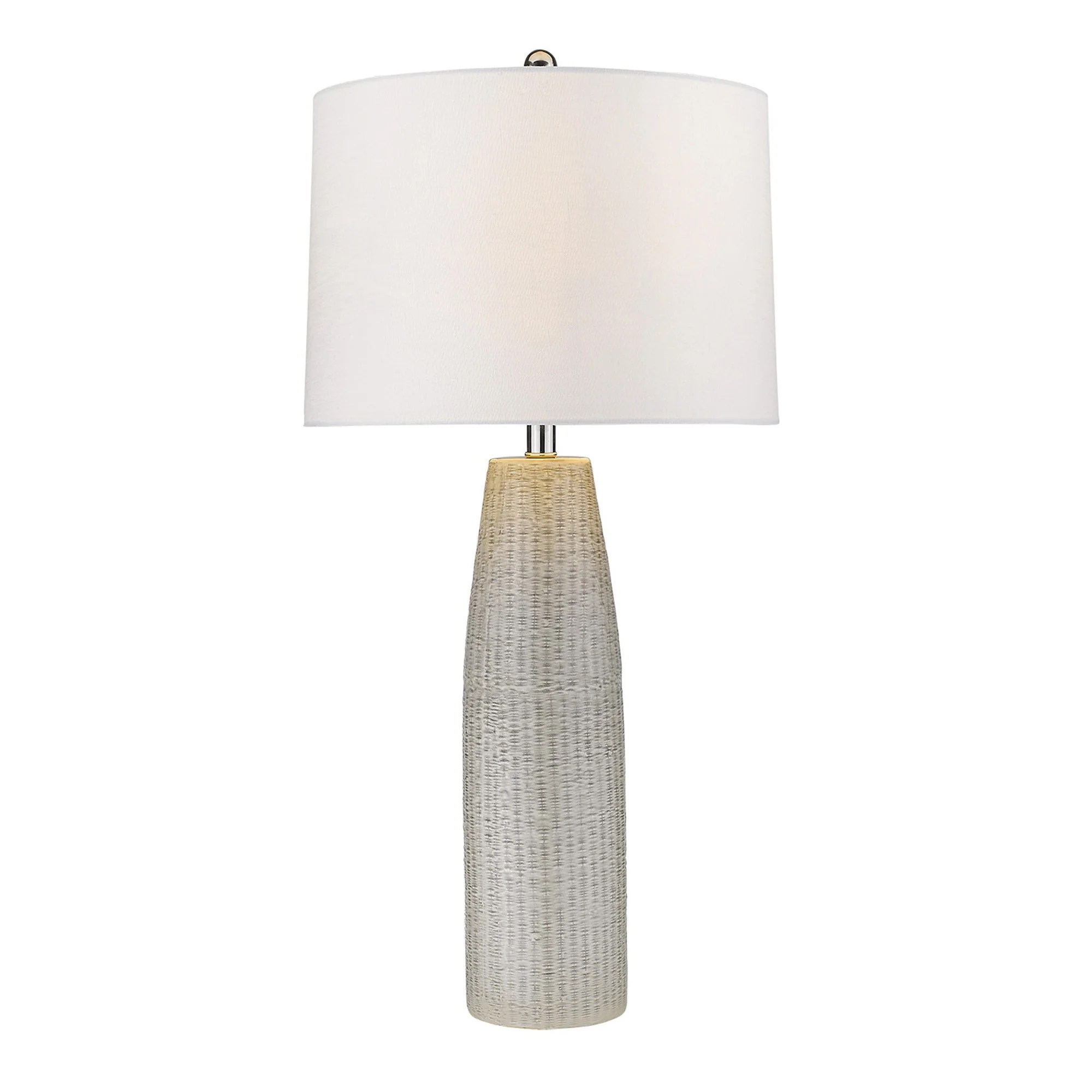 Trend Home 1-Light Polished Nickel Table Lamp By Homeroots - 399161 - Image 2
