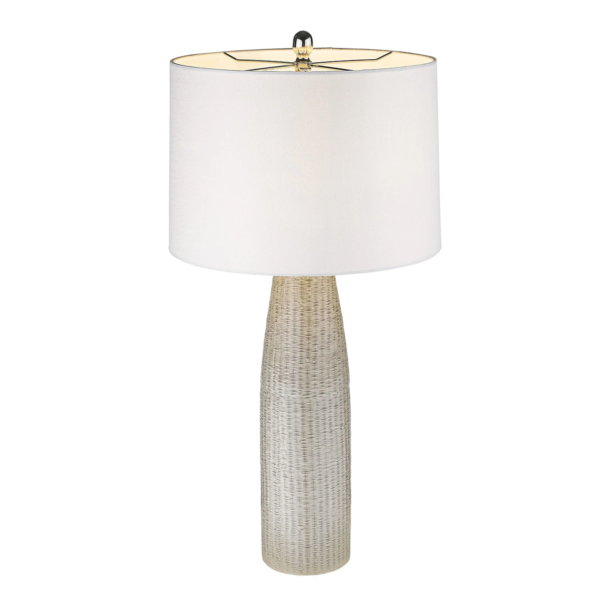 Trend Home 1-Light Polished Nickel Table Lamp By Homeroots - 399161 - Image 3