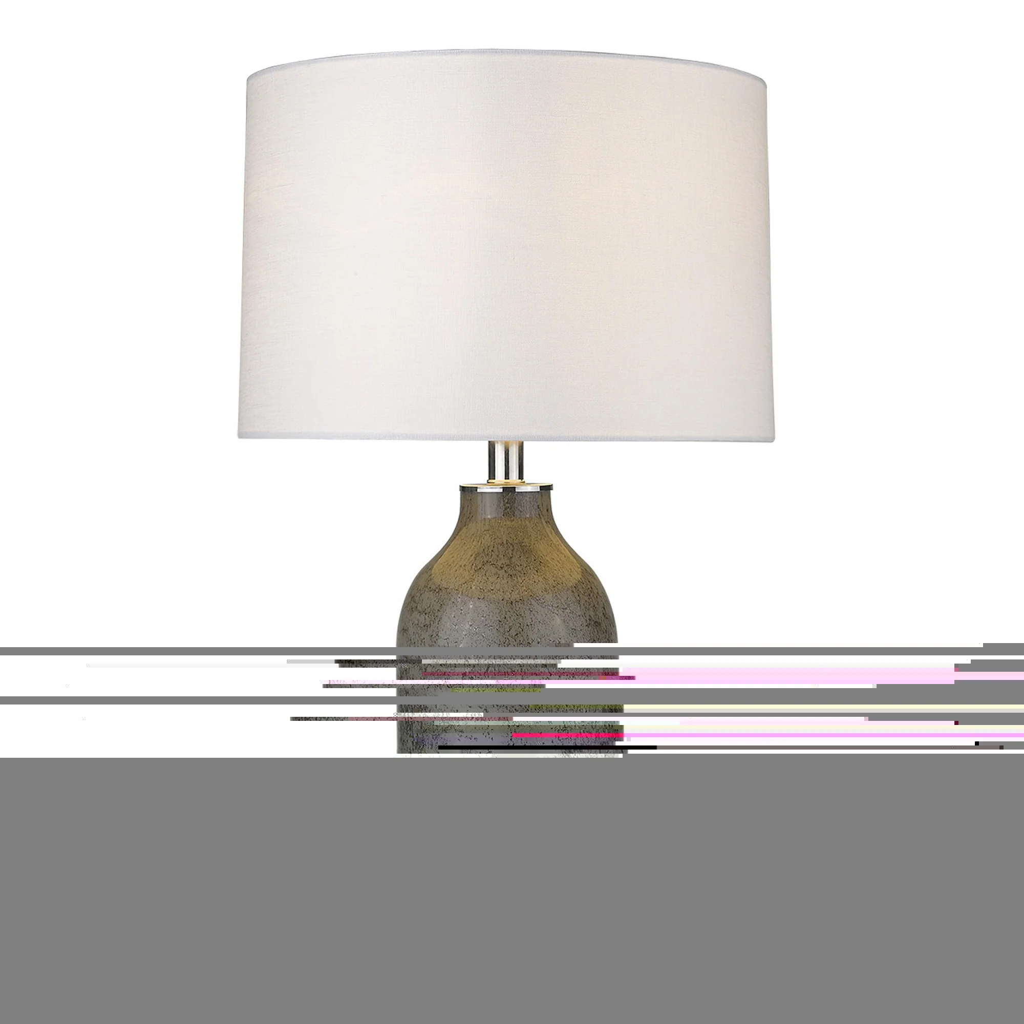 Trend Home 1-Light Polished Nickel Table Lamp By Homeroots - 399167 - Image 2
