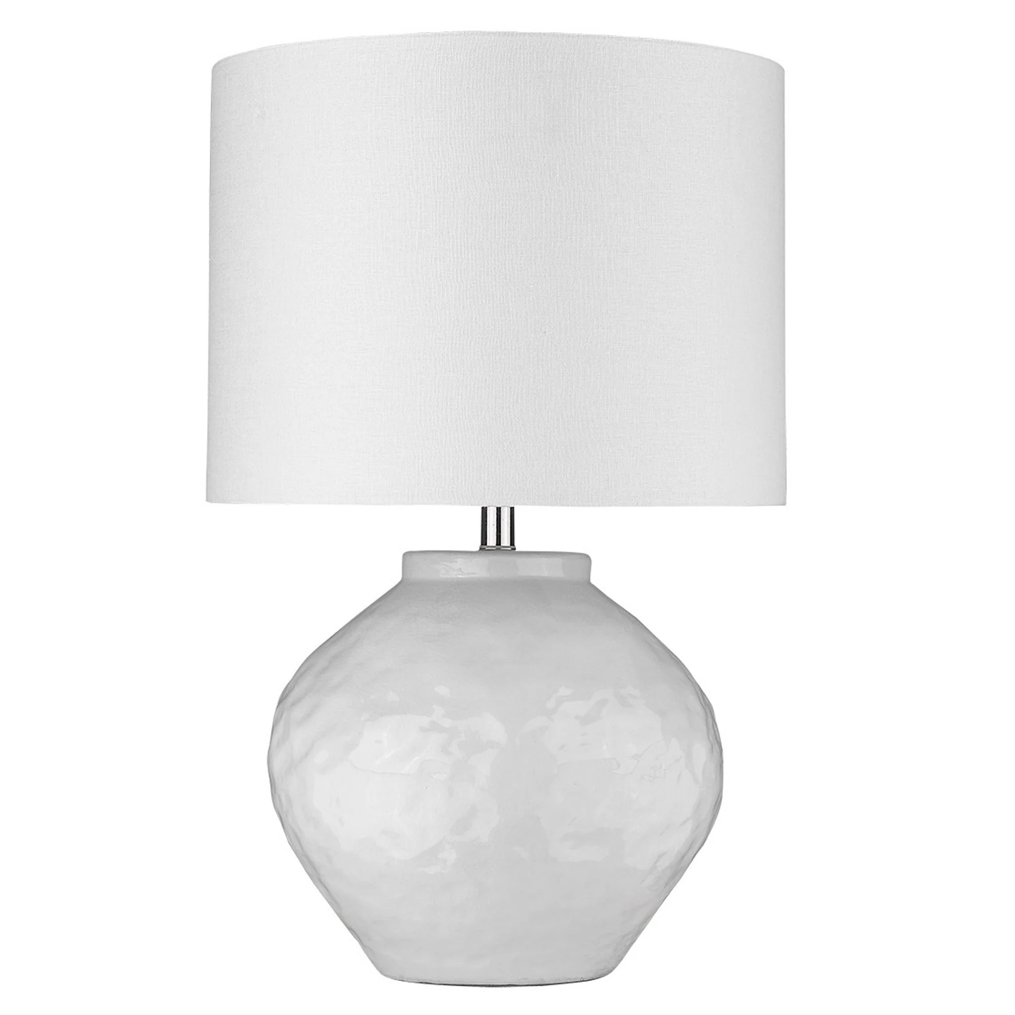 Trend Home 1-Light Polished Nickel Table Lamp By Homeroots - 399177 - Image 3