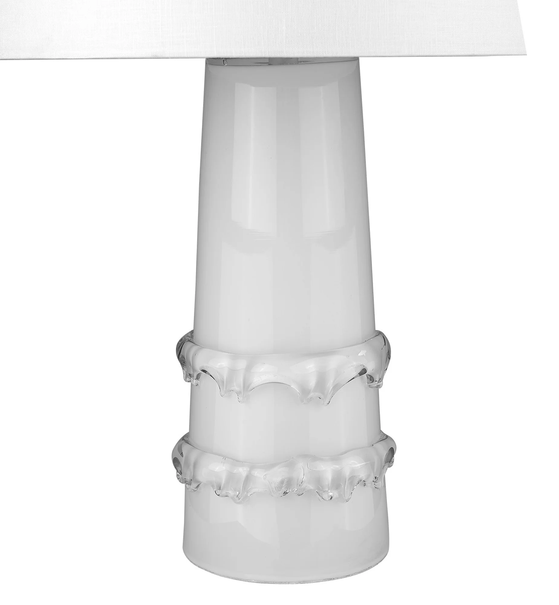 Trend Home 1-Light White Table Lamp By Homeroots - 399174 - Image 4