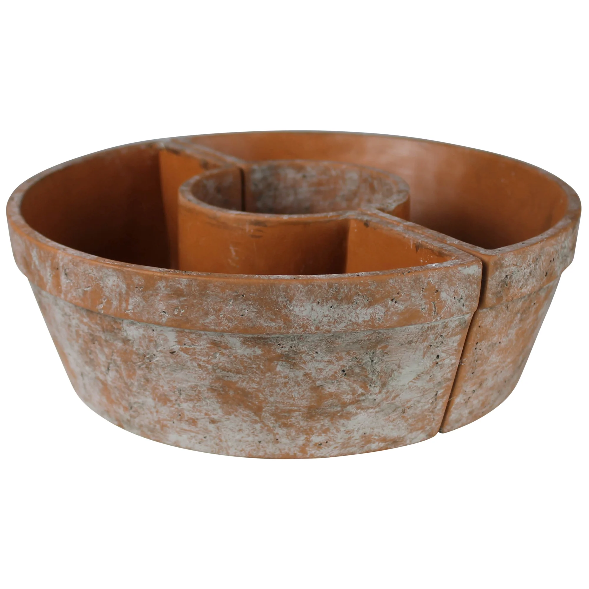 Tresco Rustic Half Round Planter, Cement Set Of 2 By HomArt - Image 4