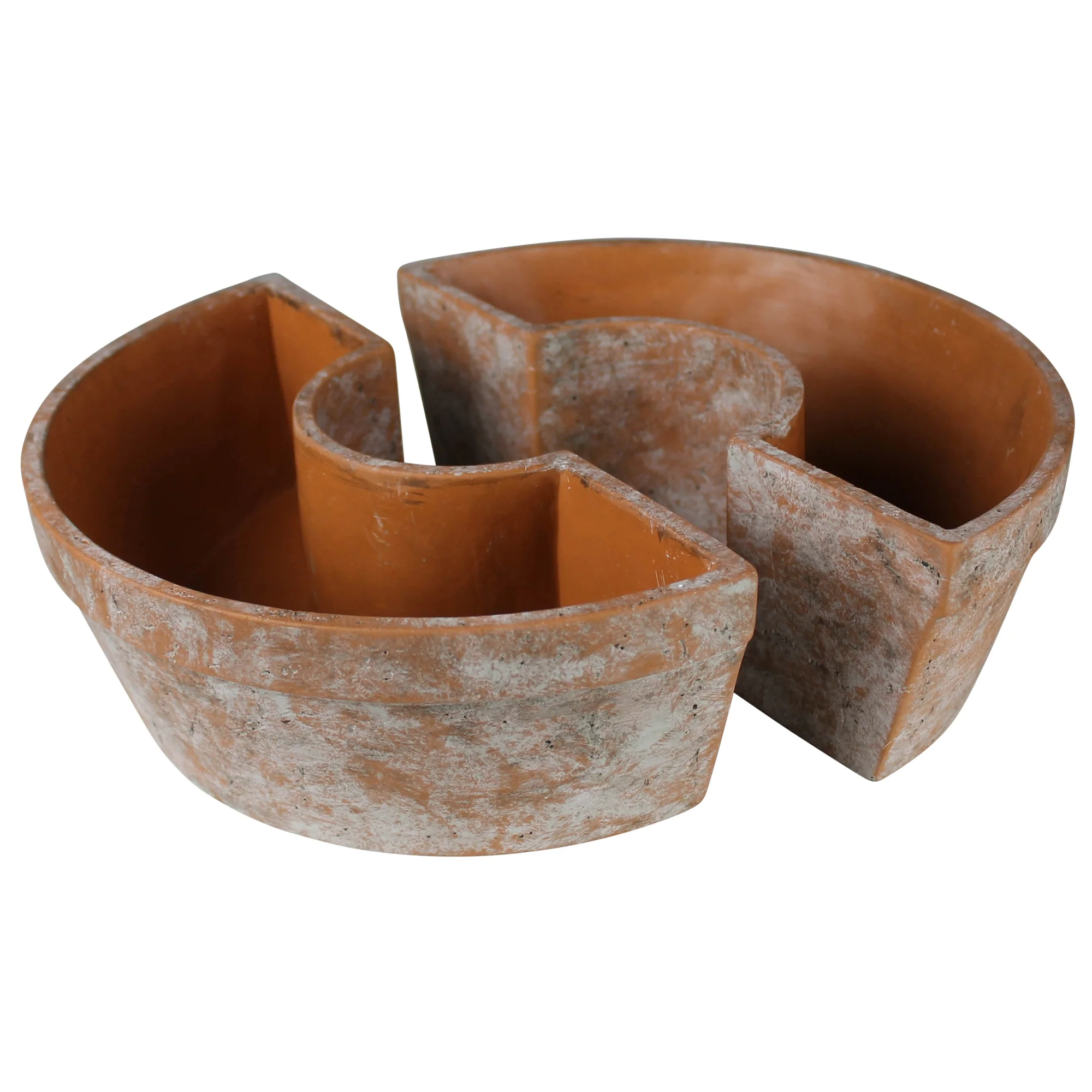 Tresco Rustic Half Round Planter, Cement Set Of 2 By HomArt - Image 5