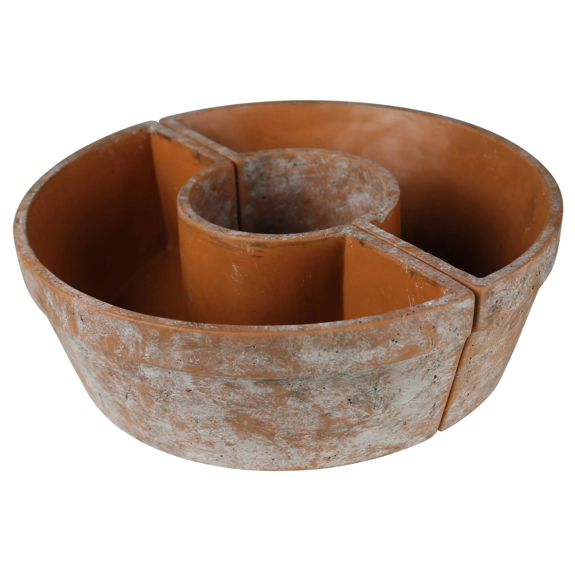 Tresco Rustic Half Round Planter, Cement Set Of 2 By HomArt - Image 6