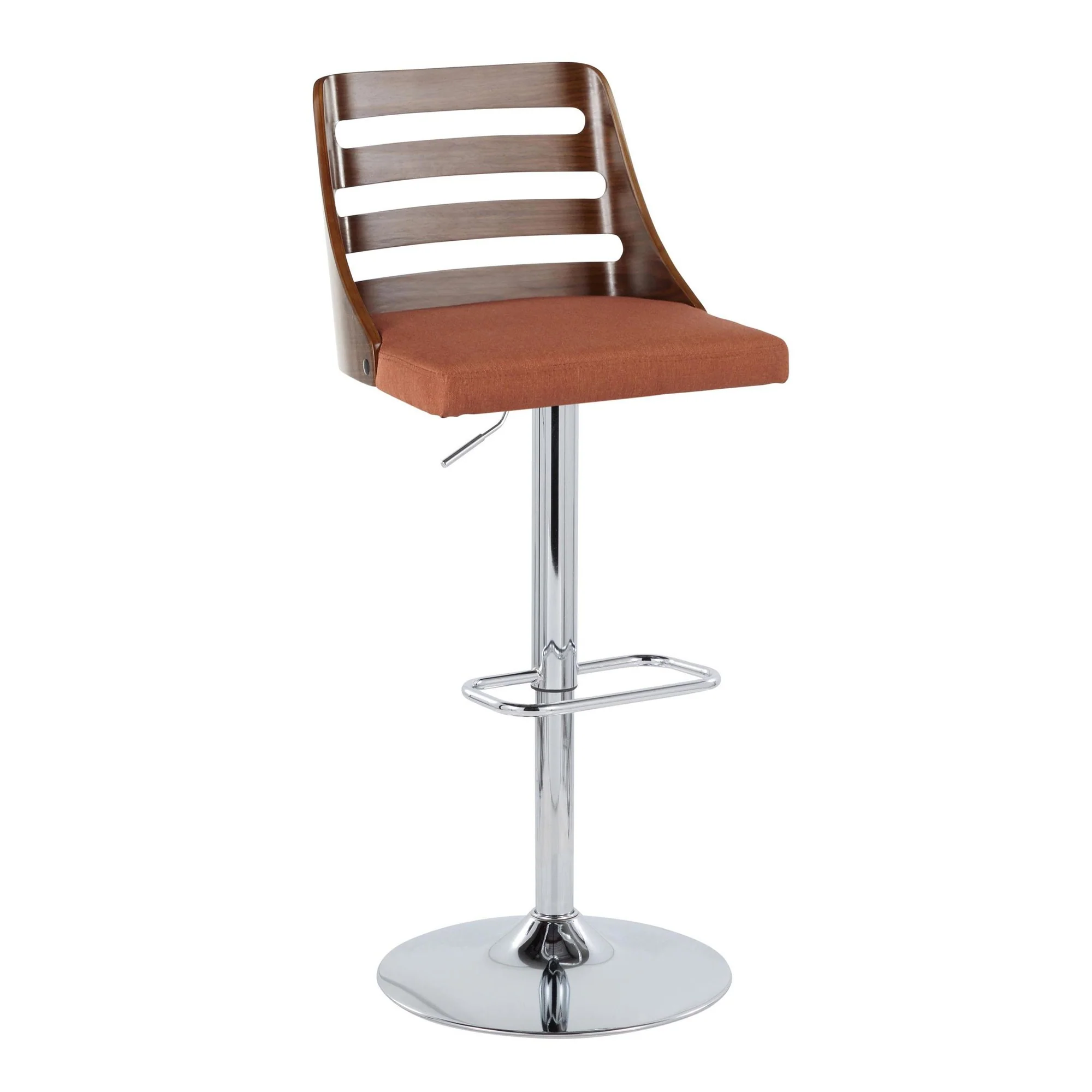 Trevi Adjustable Barstool - Set of 2 By LumiSource - BS-TREVI-RR2 WLO2 - Image 6