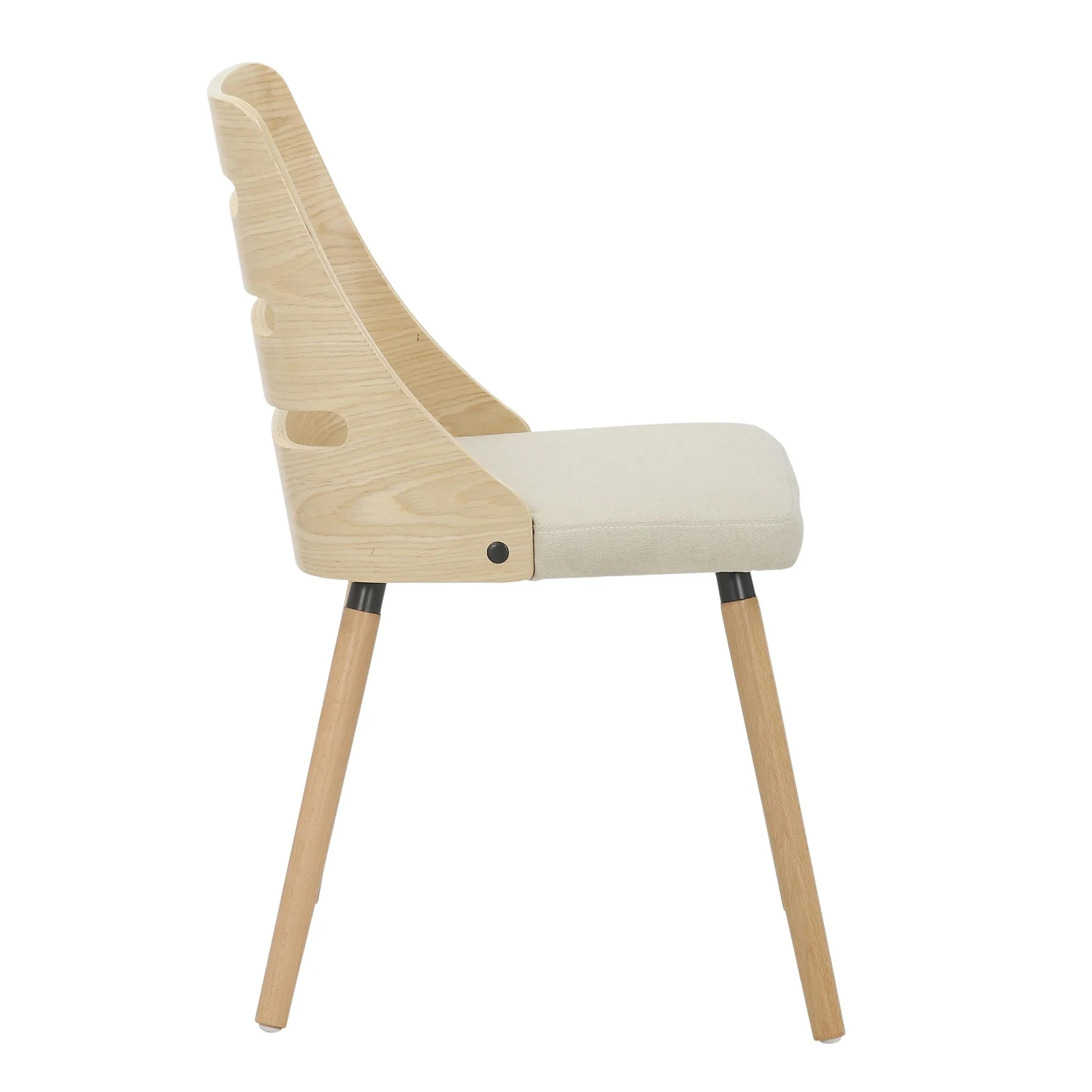Trevi Chair - Set of 2 Cream By LumiSource - Image 3