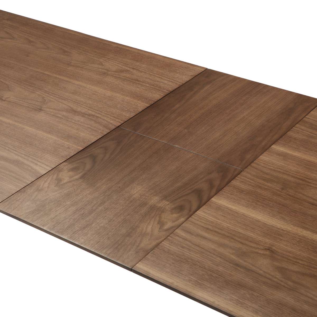 Treviso Mid-Century Extension Dining Table in Walnut Finish and Top By Armen Living - Image 6