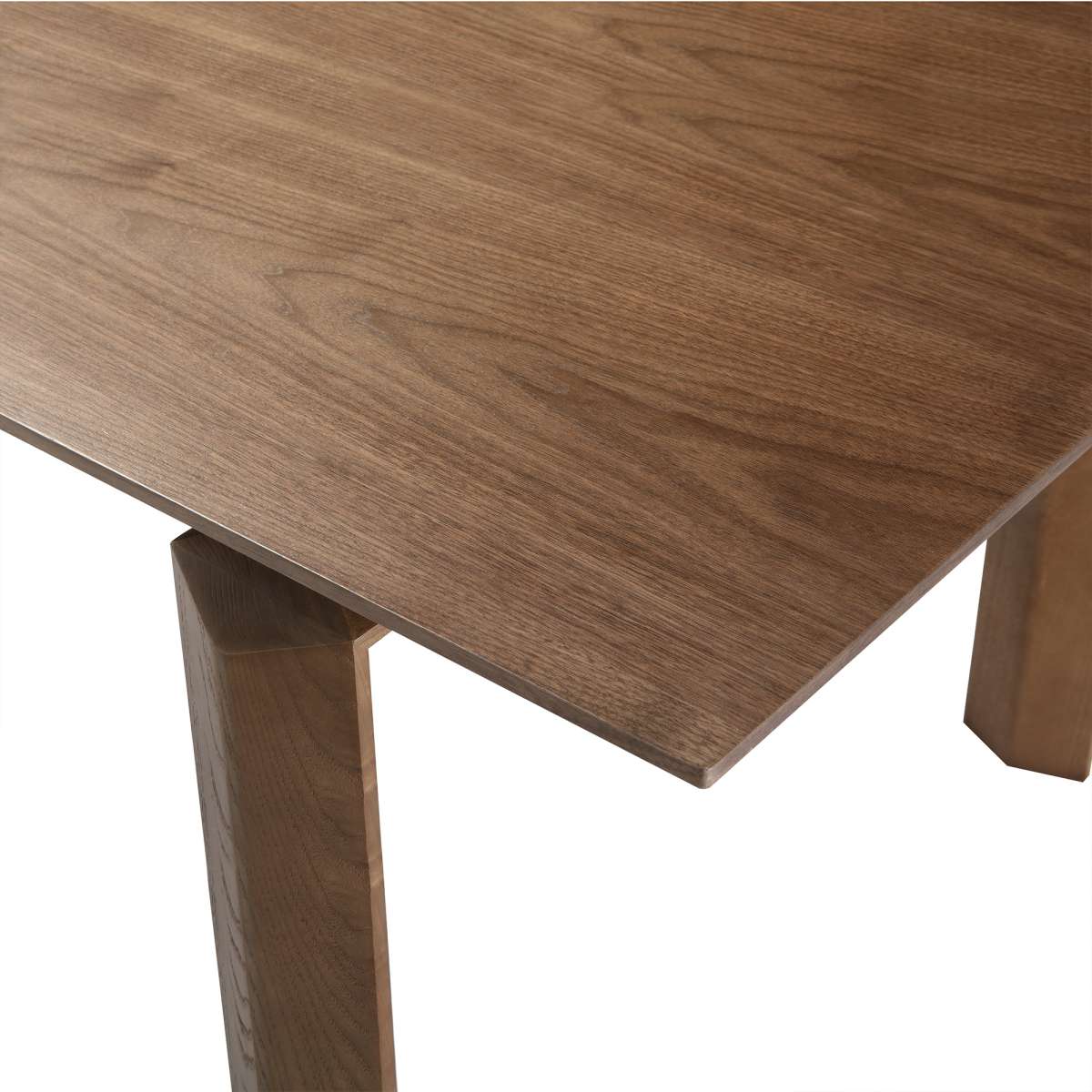 Treviso Mid-Century Walnut Wood 5 Piece Dining Set By Armen Living - Image 4