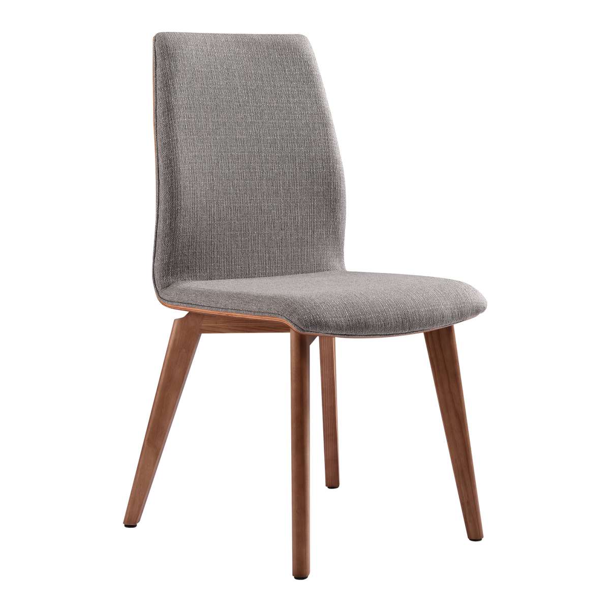 Treviso Mid-Century Walnut Wood 5 Piece Dining Set By Armen Living - Image 5
