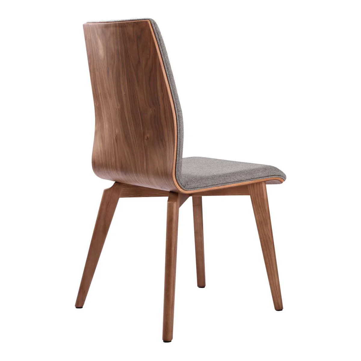 Treviso Mid-Century Walnut Wood 5 Piece Dining Set By Armen Living - Image 6