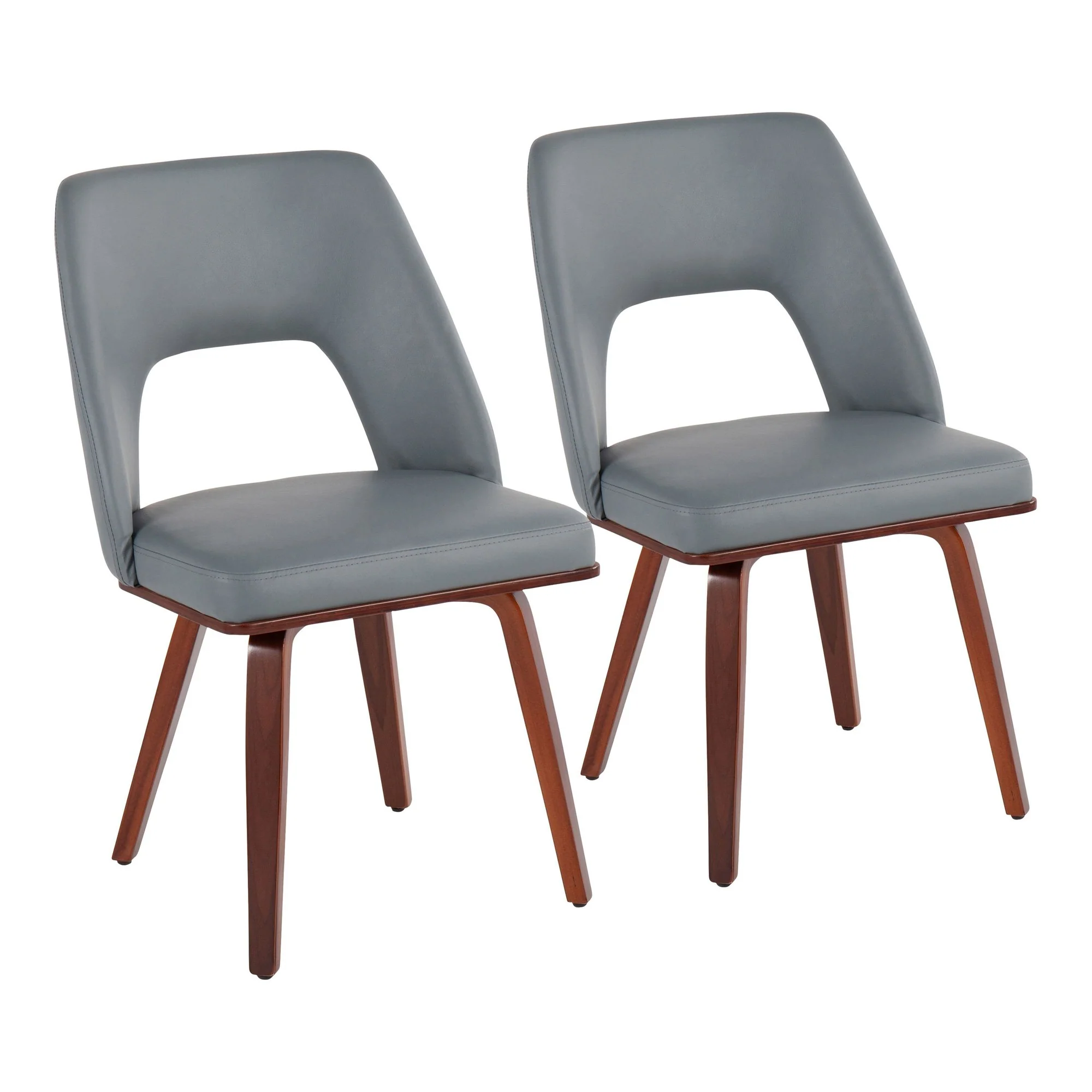 Triad Upholstered Chair - Set of 2 Black By LumiSource - Image 17