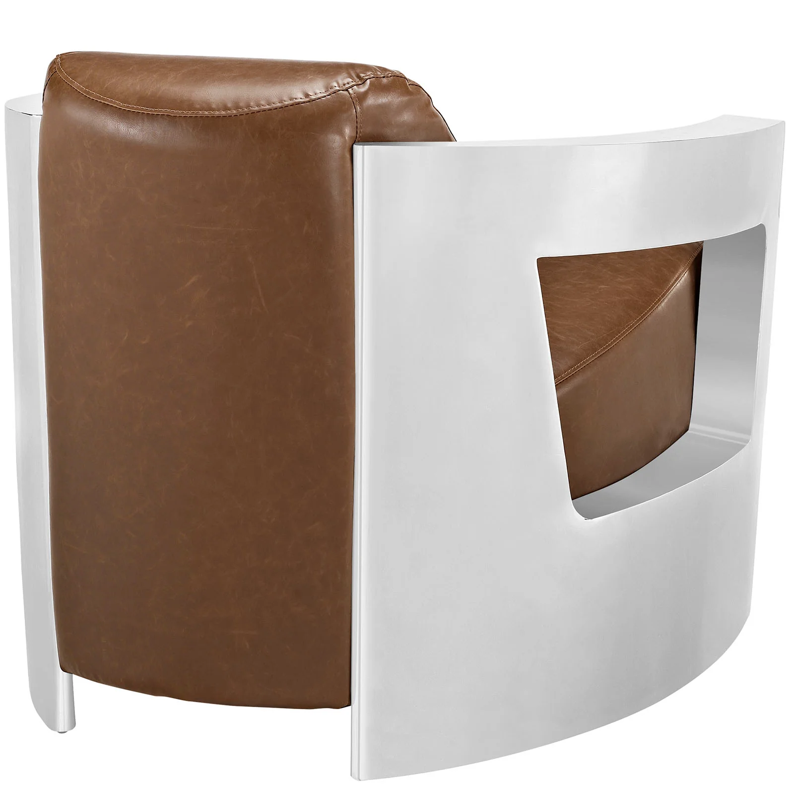 Trip Leather Lounge Chair By Modway - EEI-2070 - Image 4