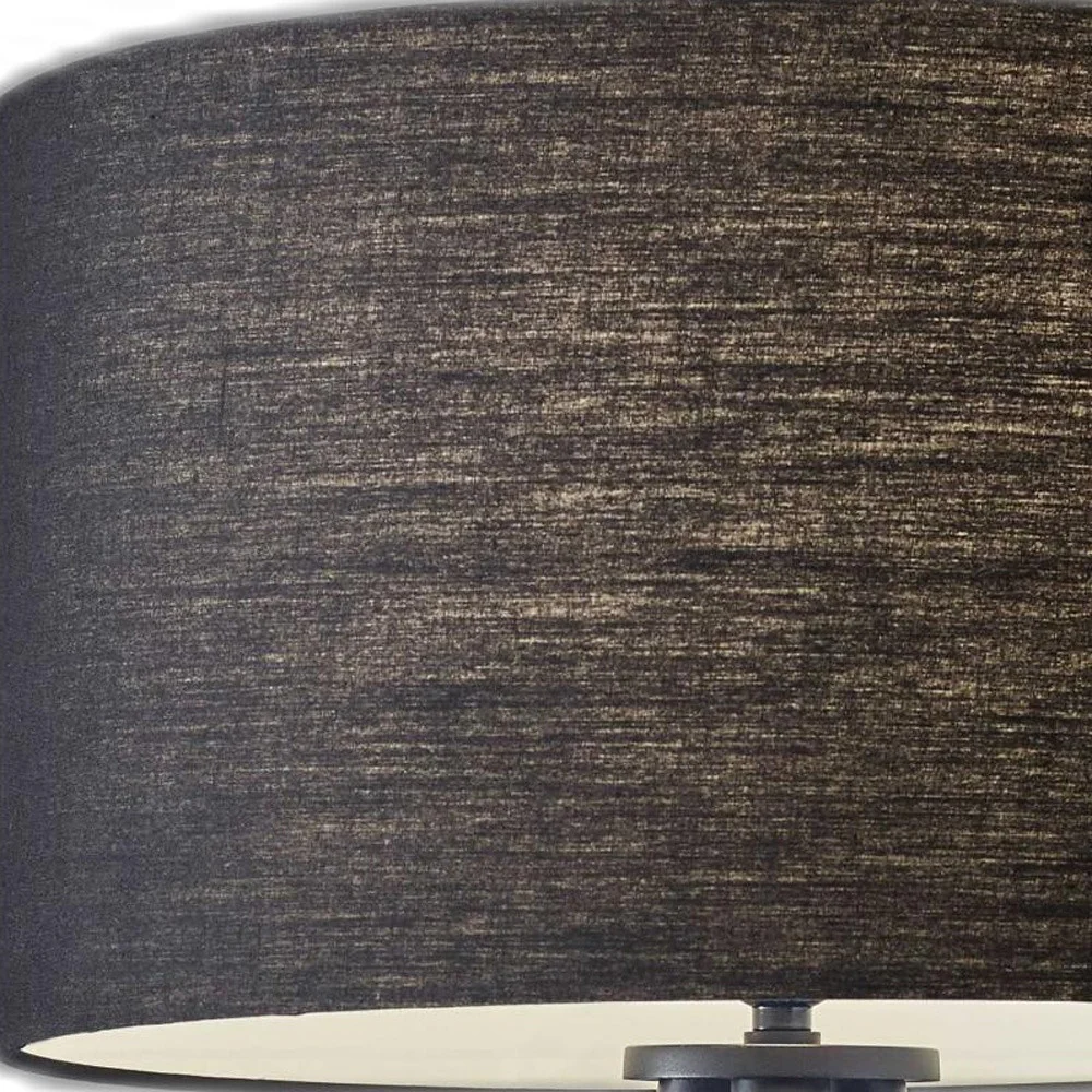Tripod Floor Lamp Urban Mixed Metal and Wood By Homeroots - Image 3